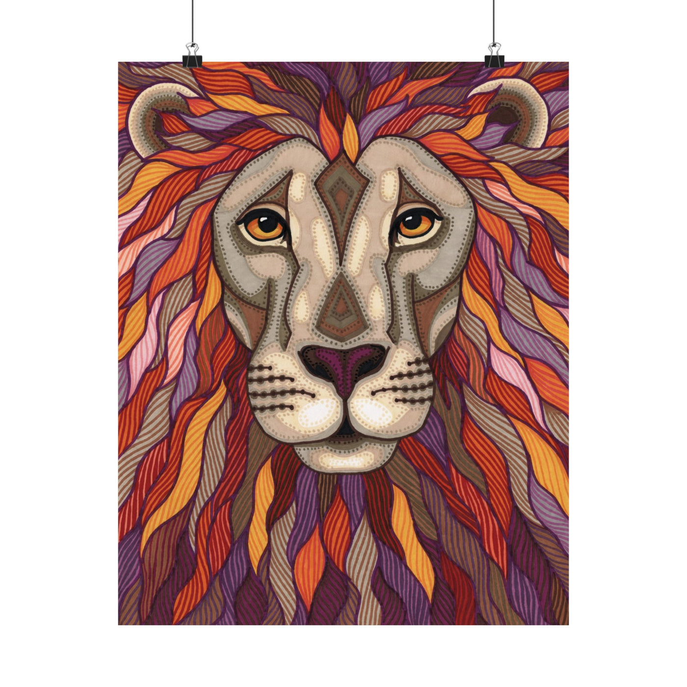 Lion Pride Poster Print