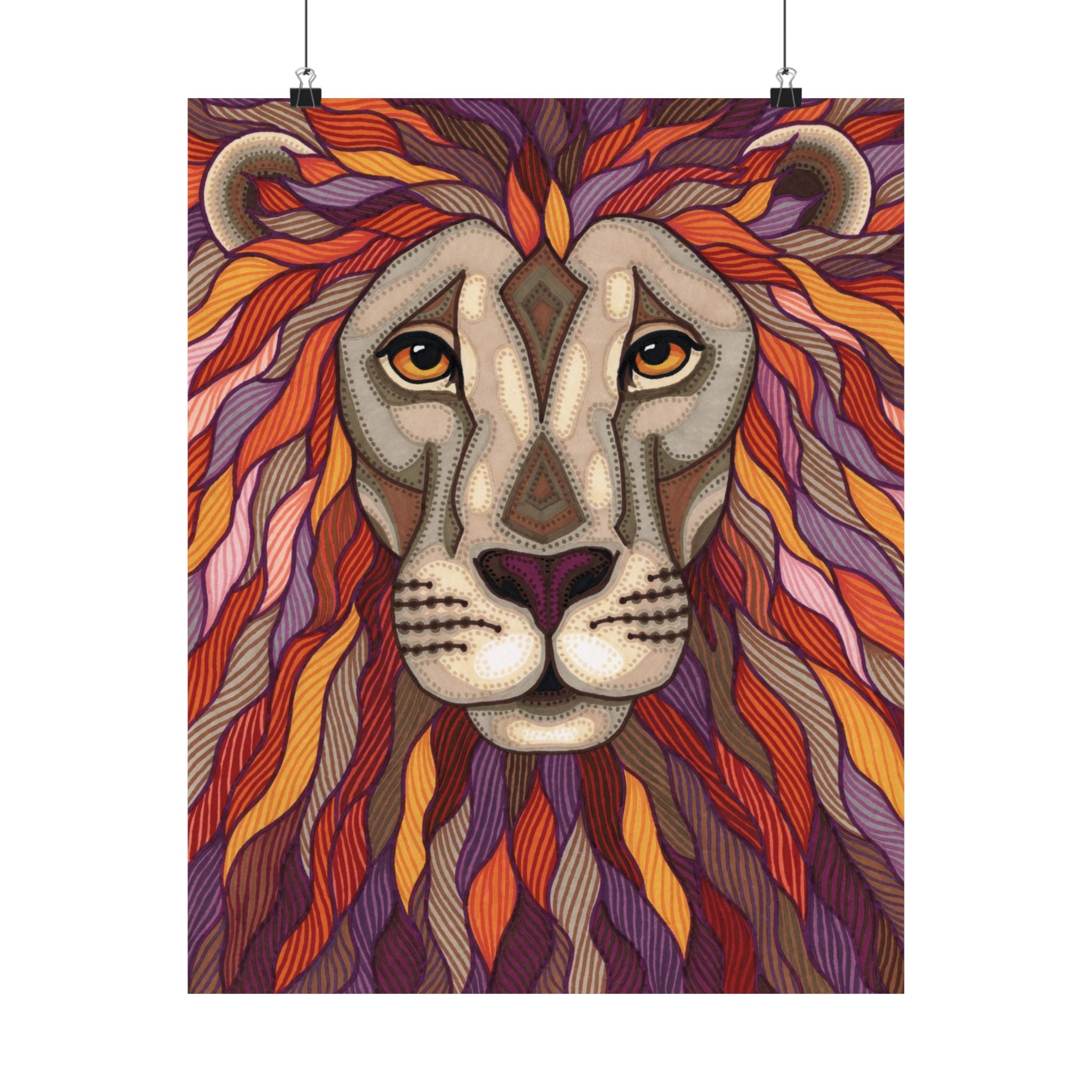 Lion Pride Poster Print