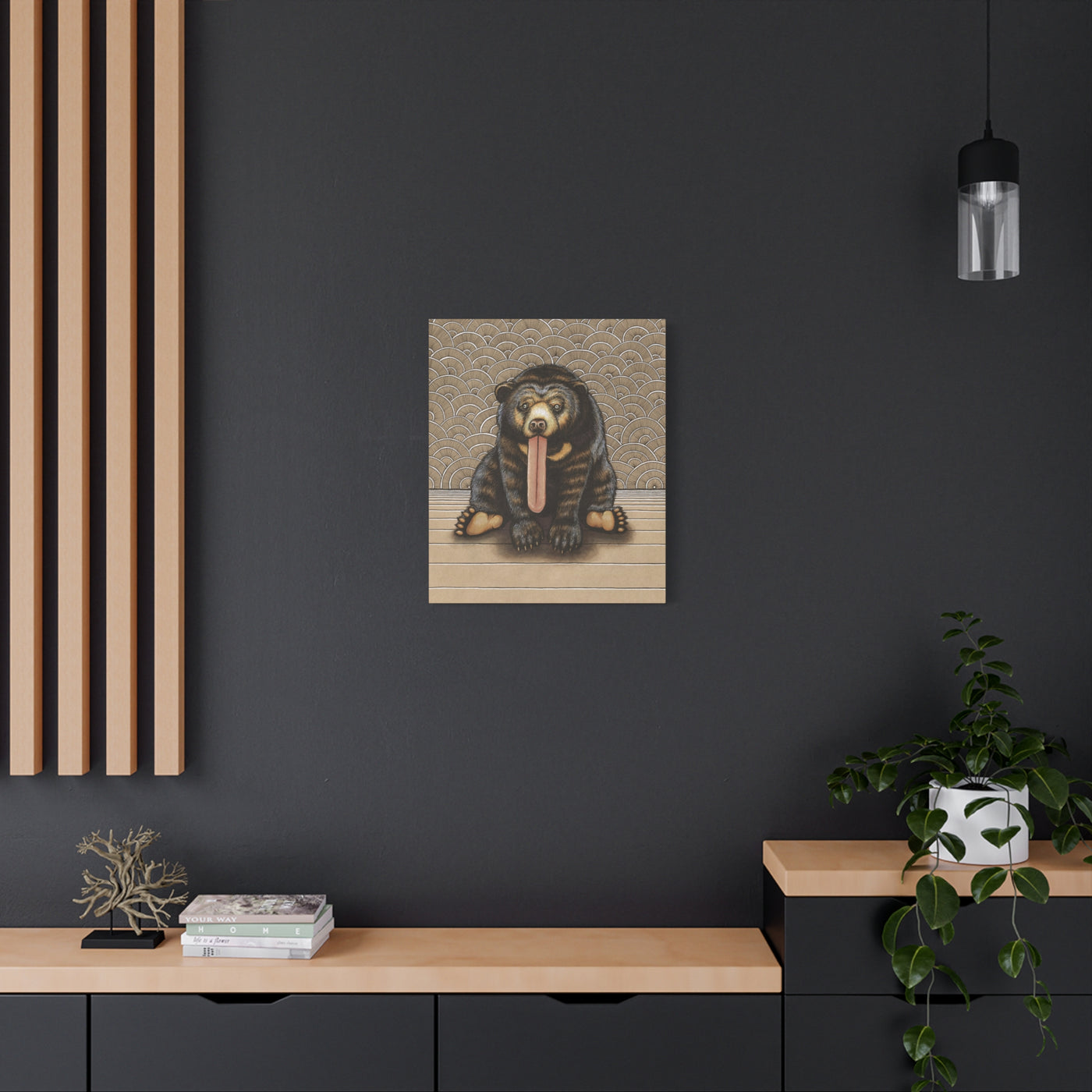 Sun Bear Canvas Print