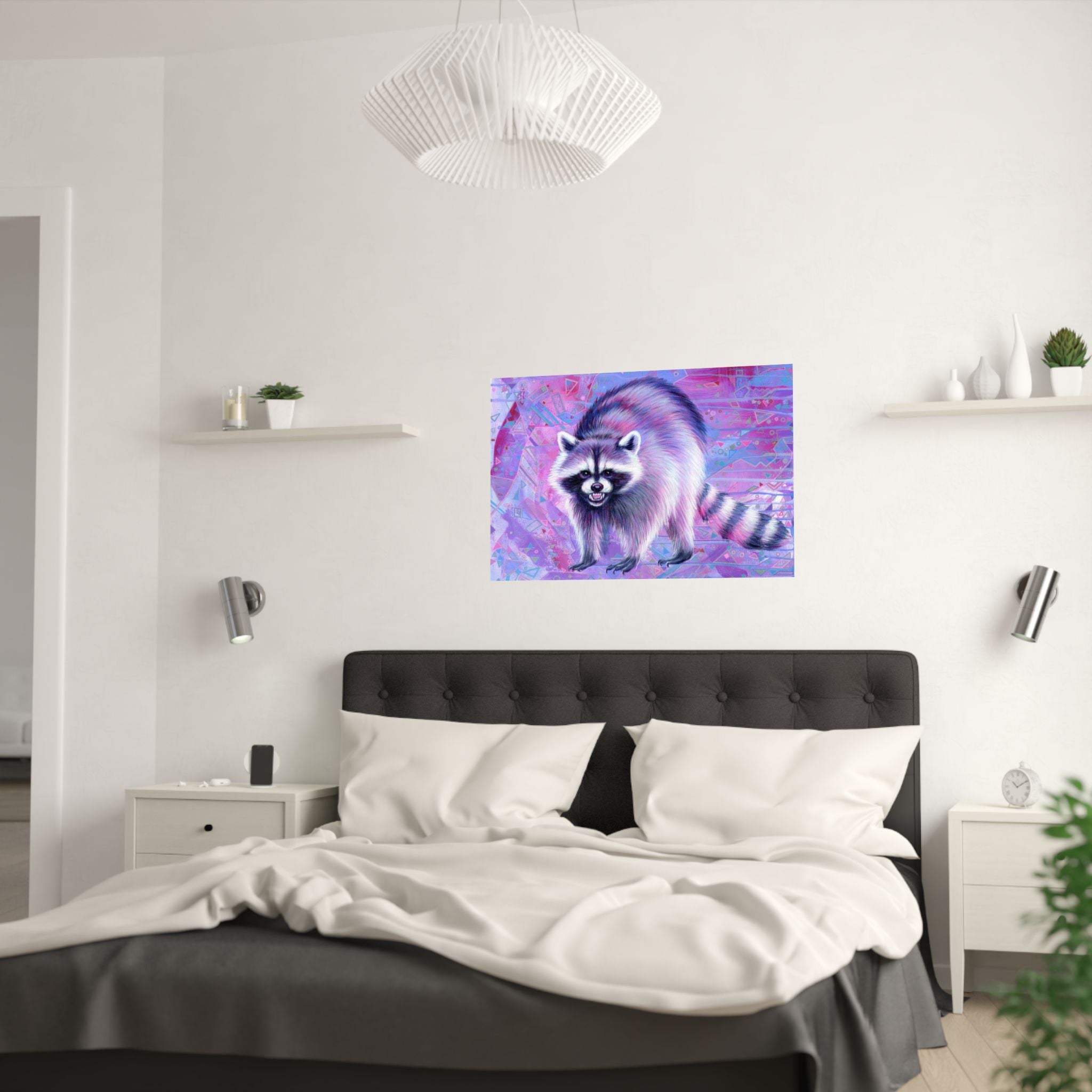 The Raccoon Poster Print