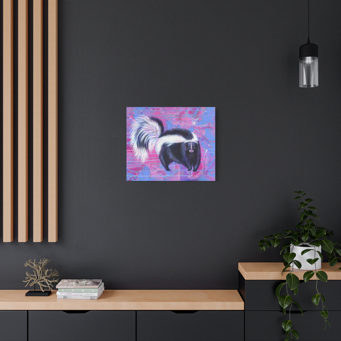 The Skunk Canvas Print