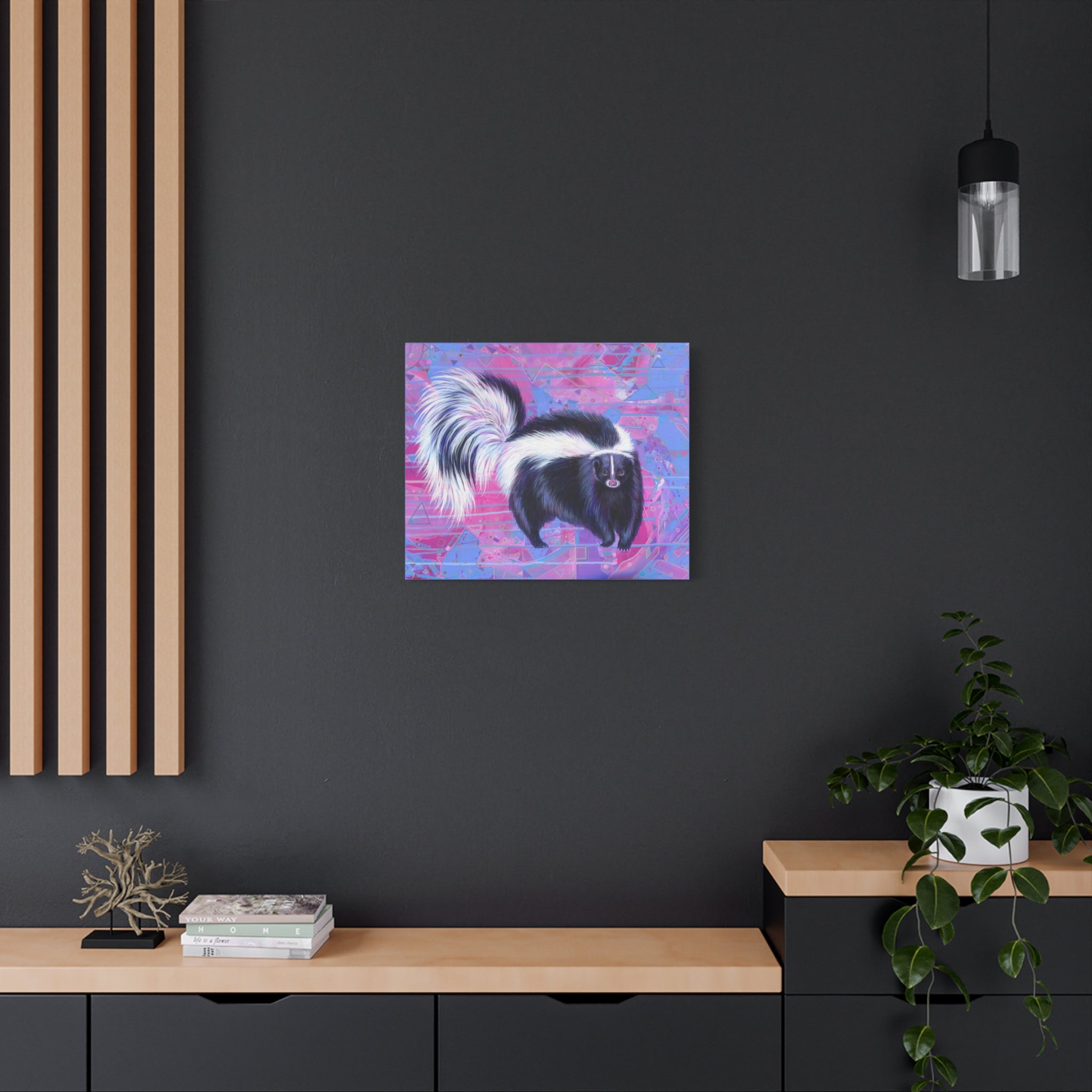 The Skunk Canvas Print