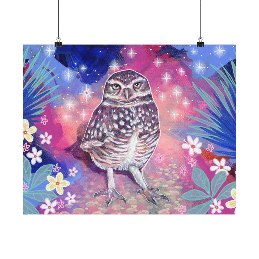 The Burrowing Owl Poster Print