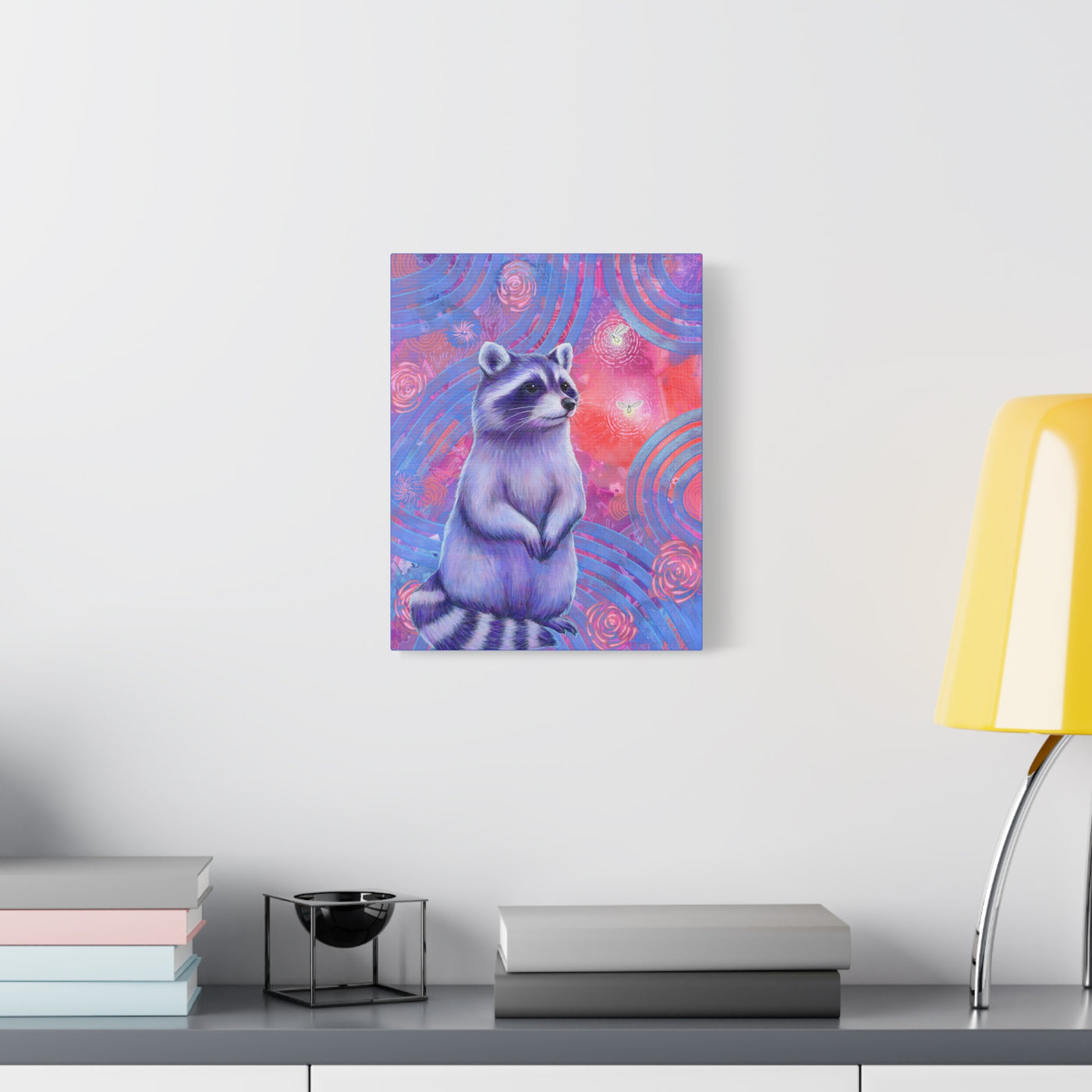 Curious Raccoon Canvas Print