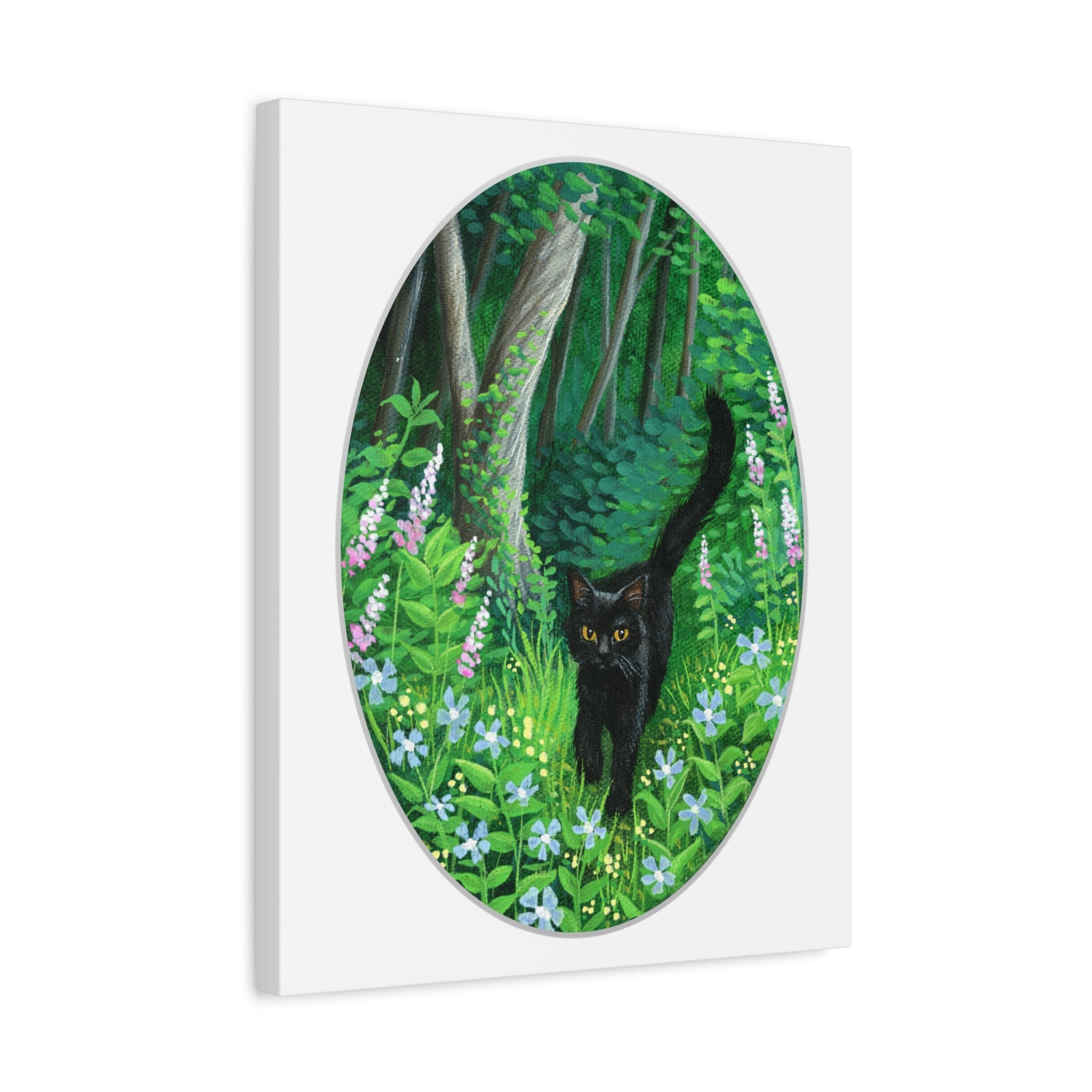 Whiskered Welcome Canvas Print