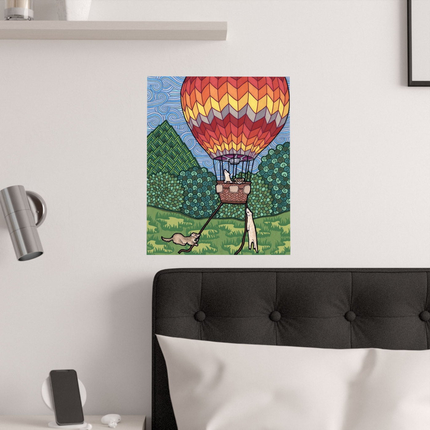 Ferret Flight Poster Print