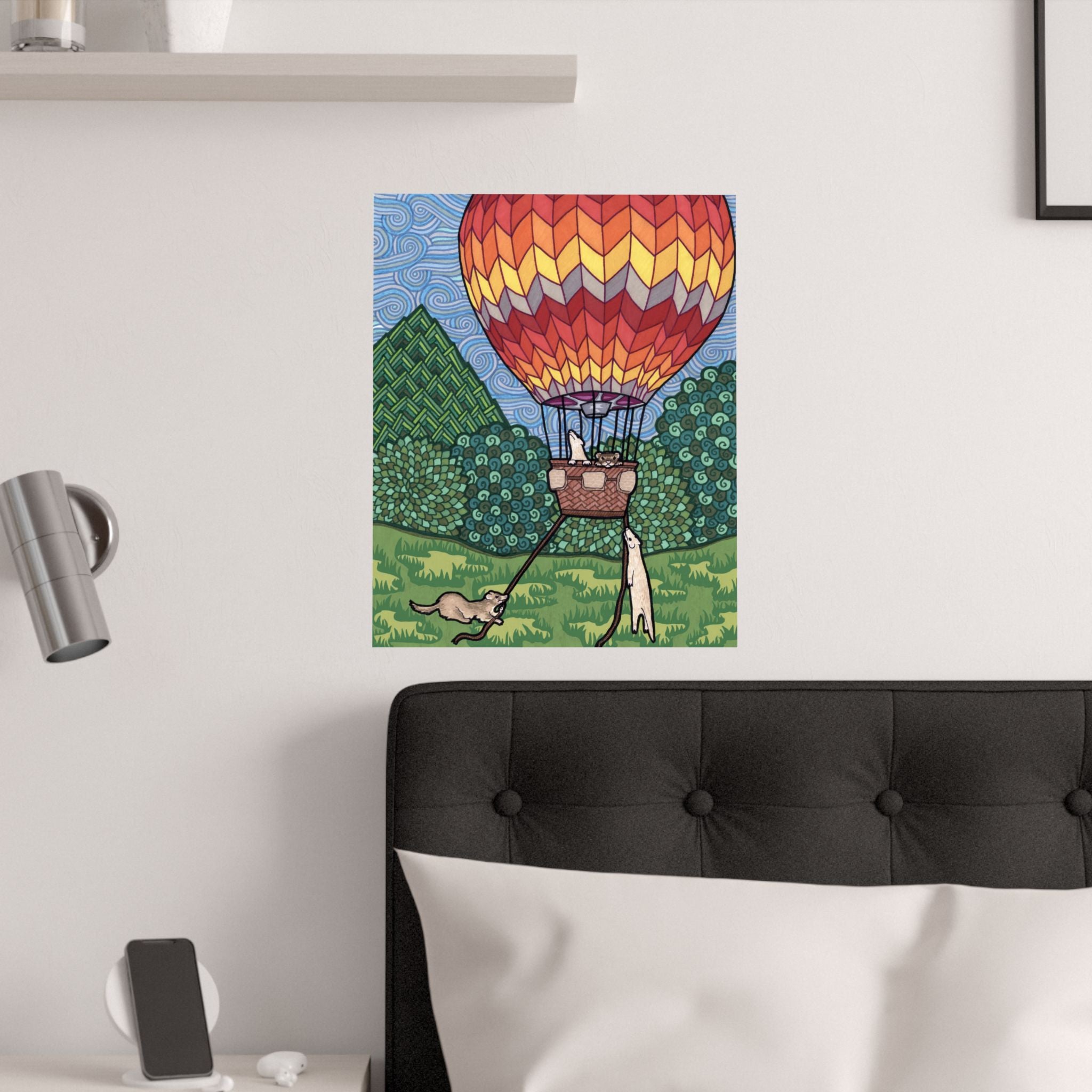 Ferret Flight Poster Print