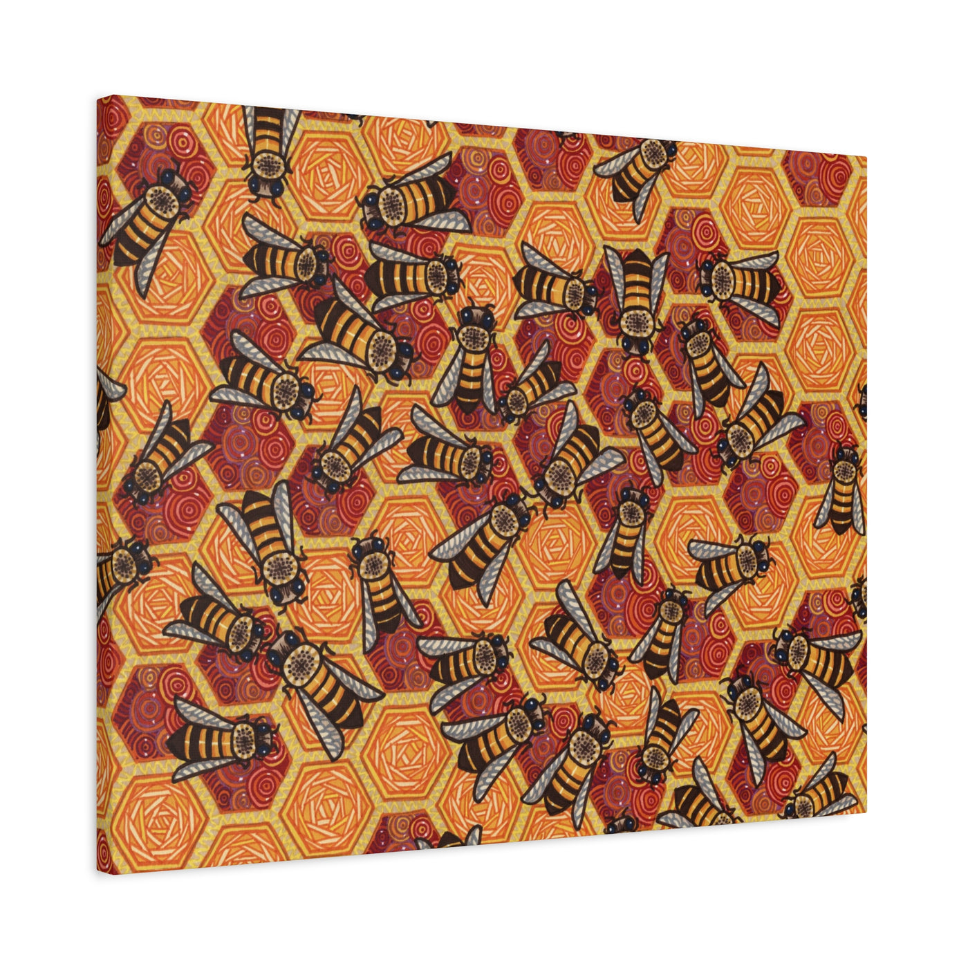 Honeycomb Harmony Canvas Print
