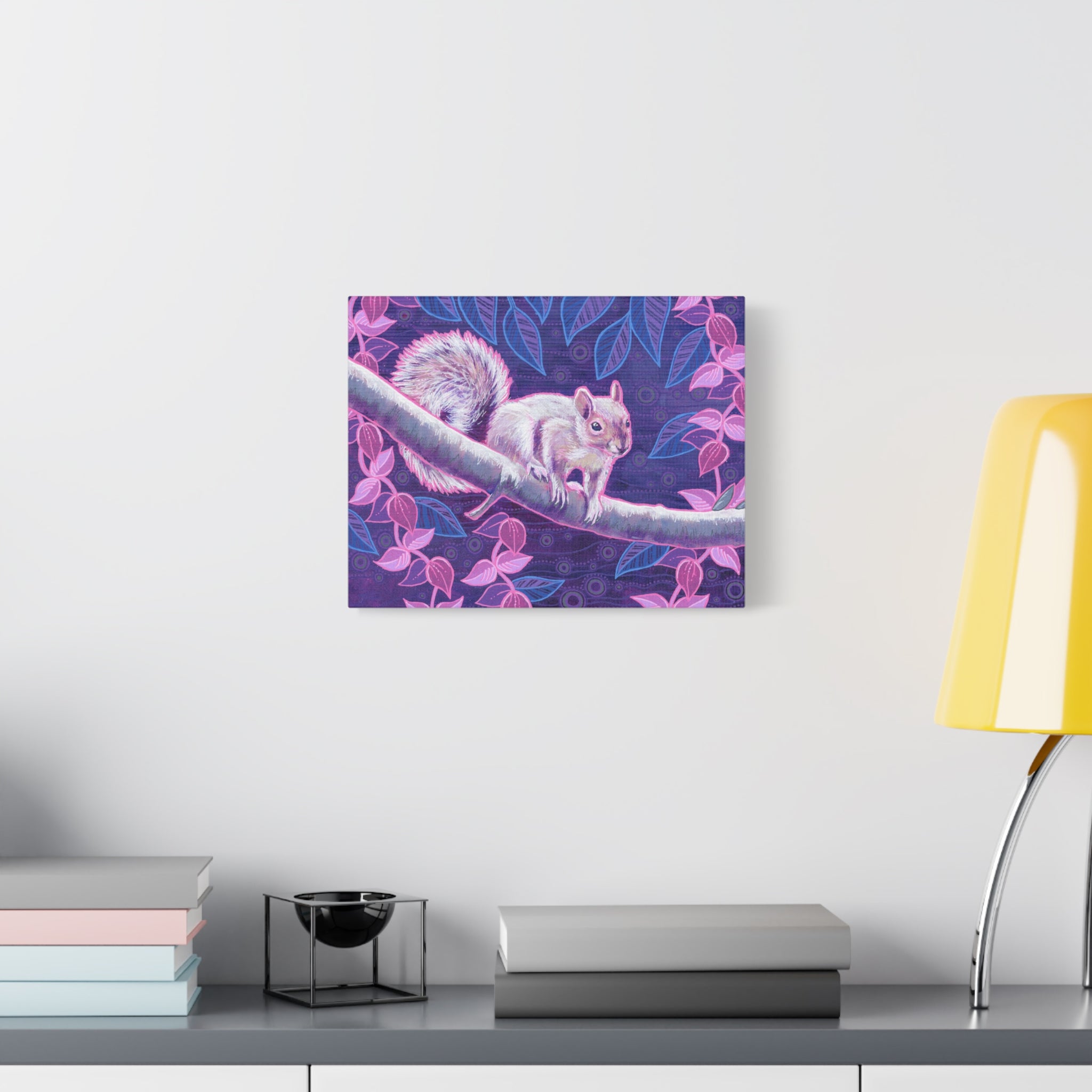 Shy Squirrel Canvas Print
