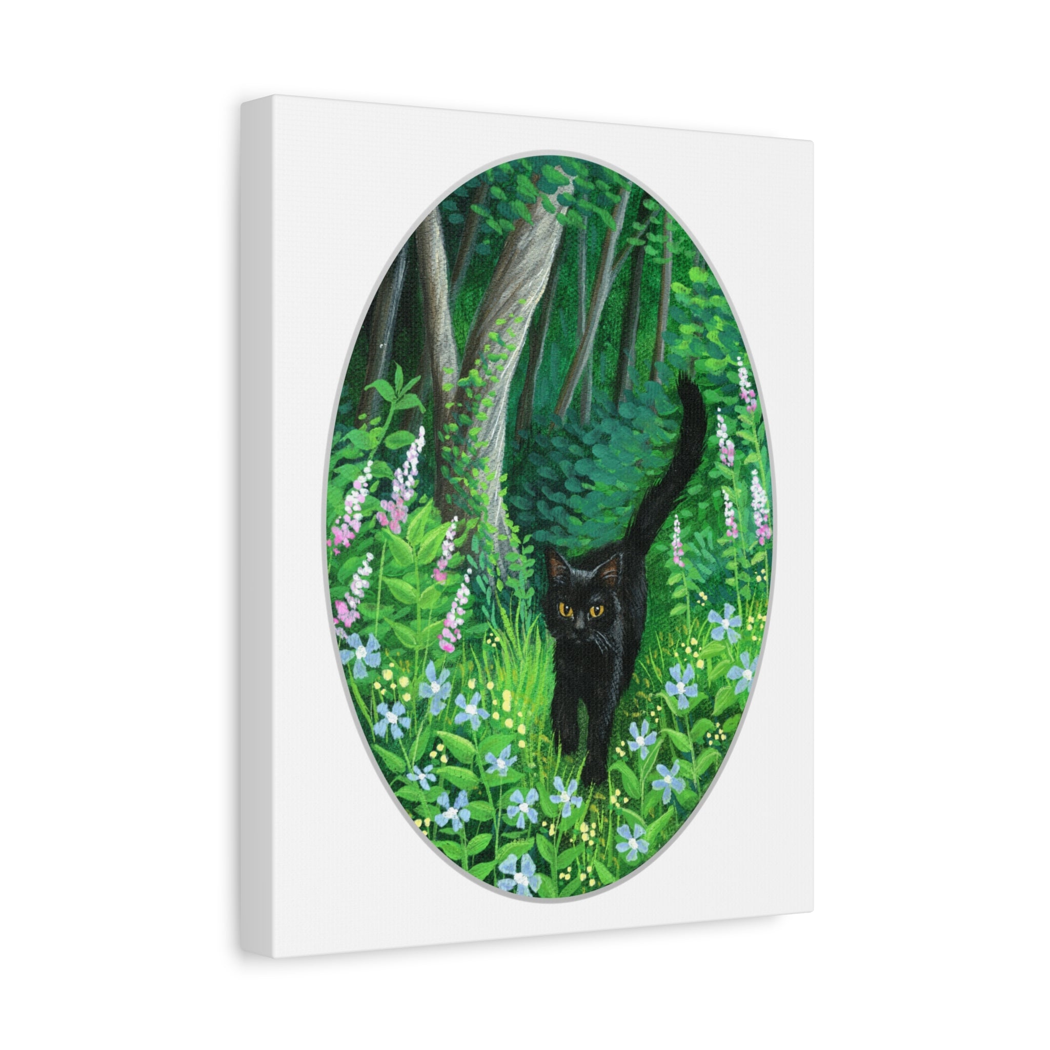 Whiskered Welcome Canvas Print