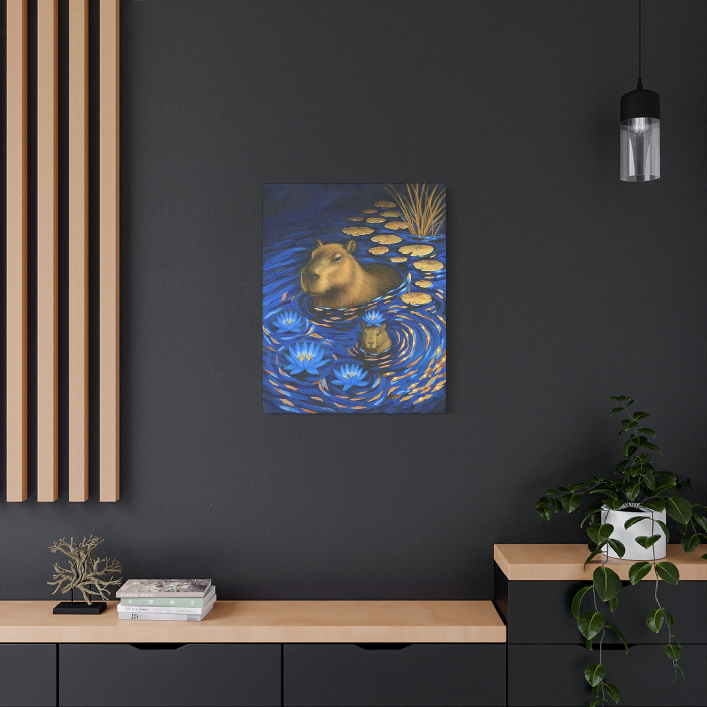 Capybara Dreams Canvas Print