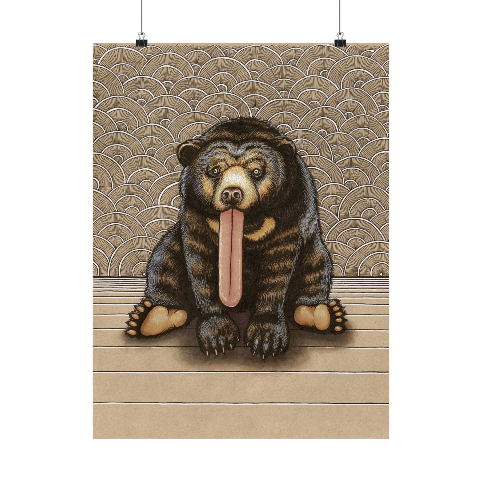 Sun Bear Poster Print