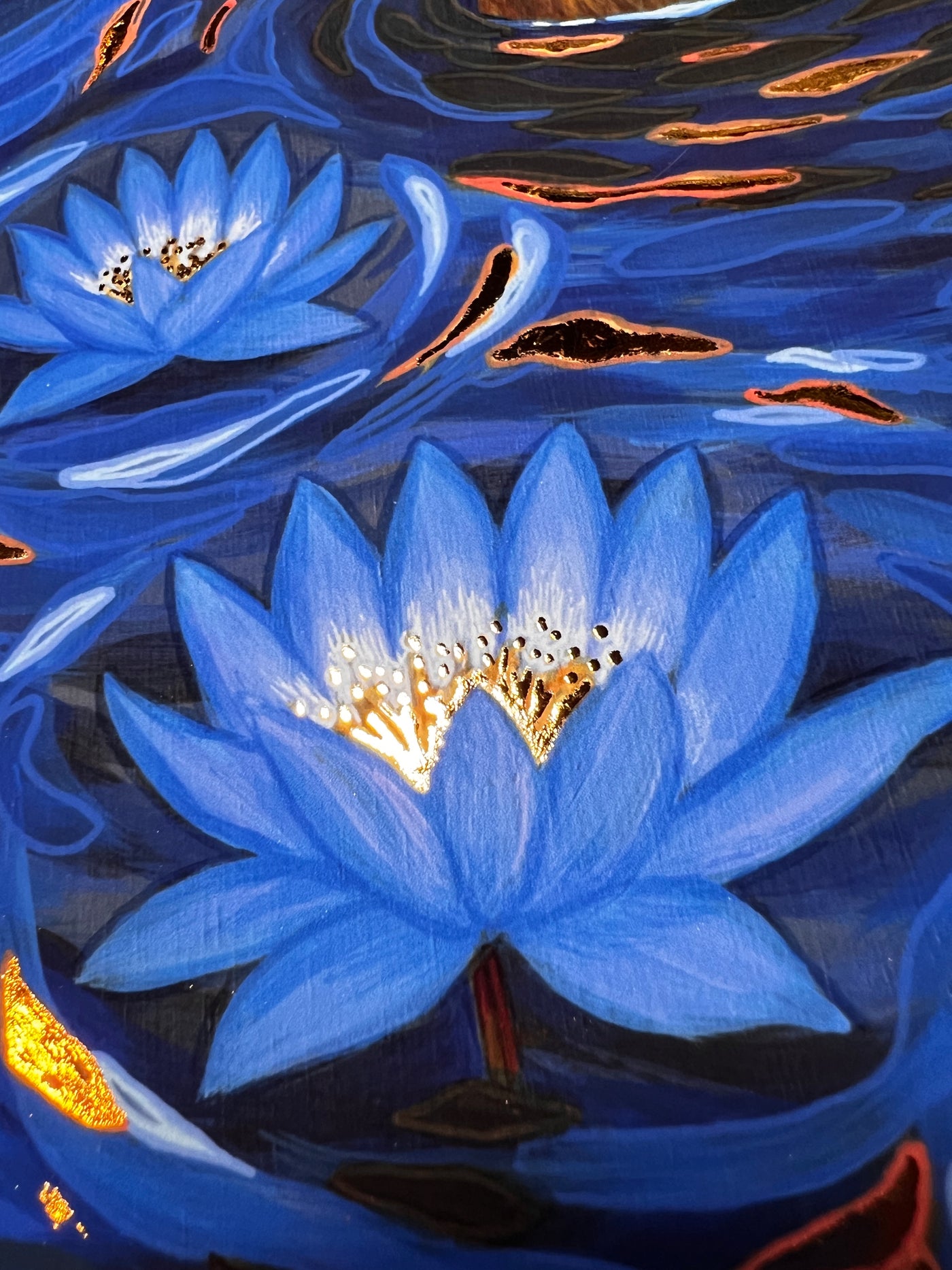 Capybara Dreams - Embellished Fine Art Print, 11x14