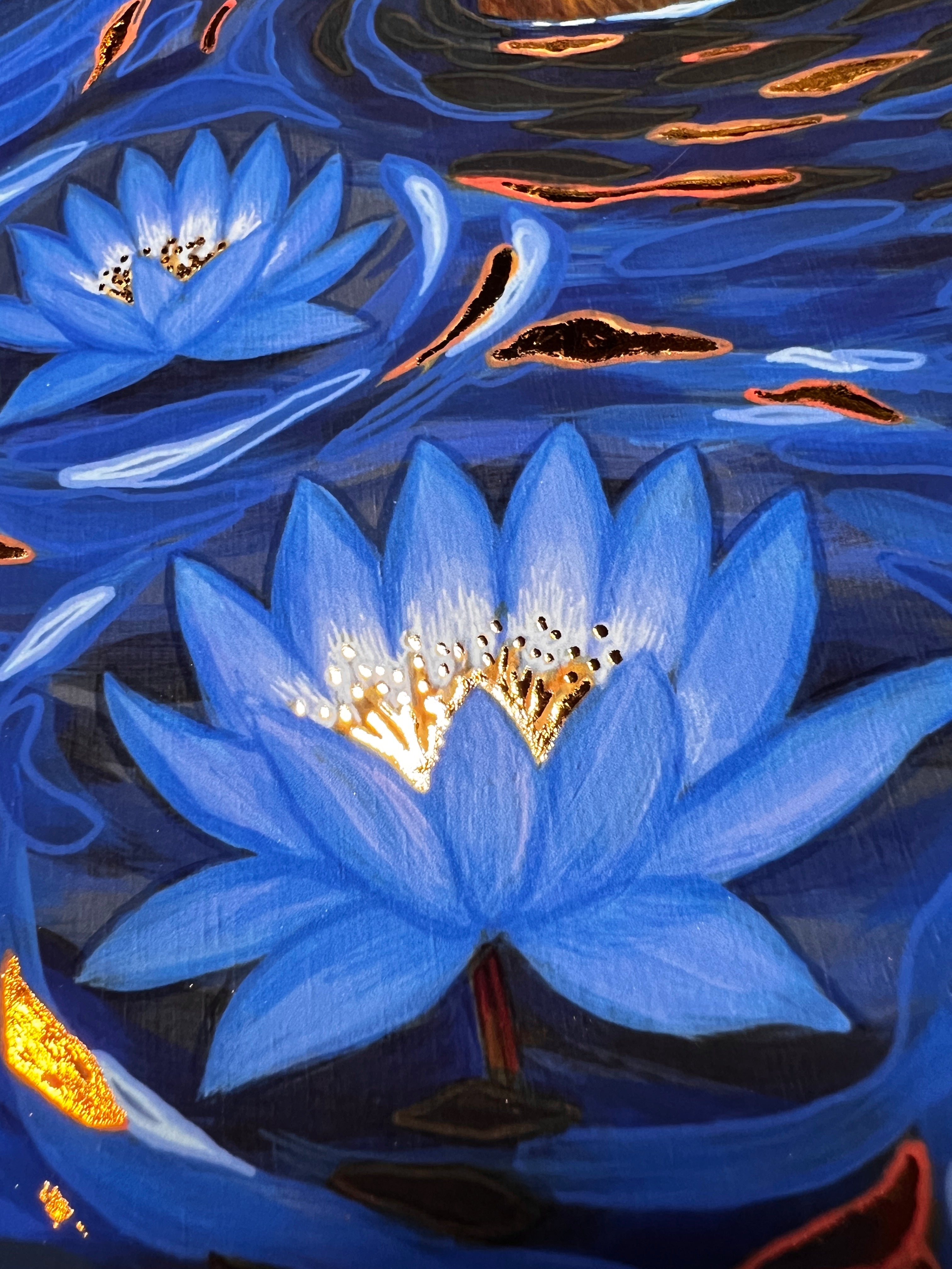 Capybara Dreams - Embellished Fine Art Print, 11x14