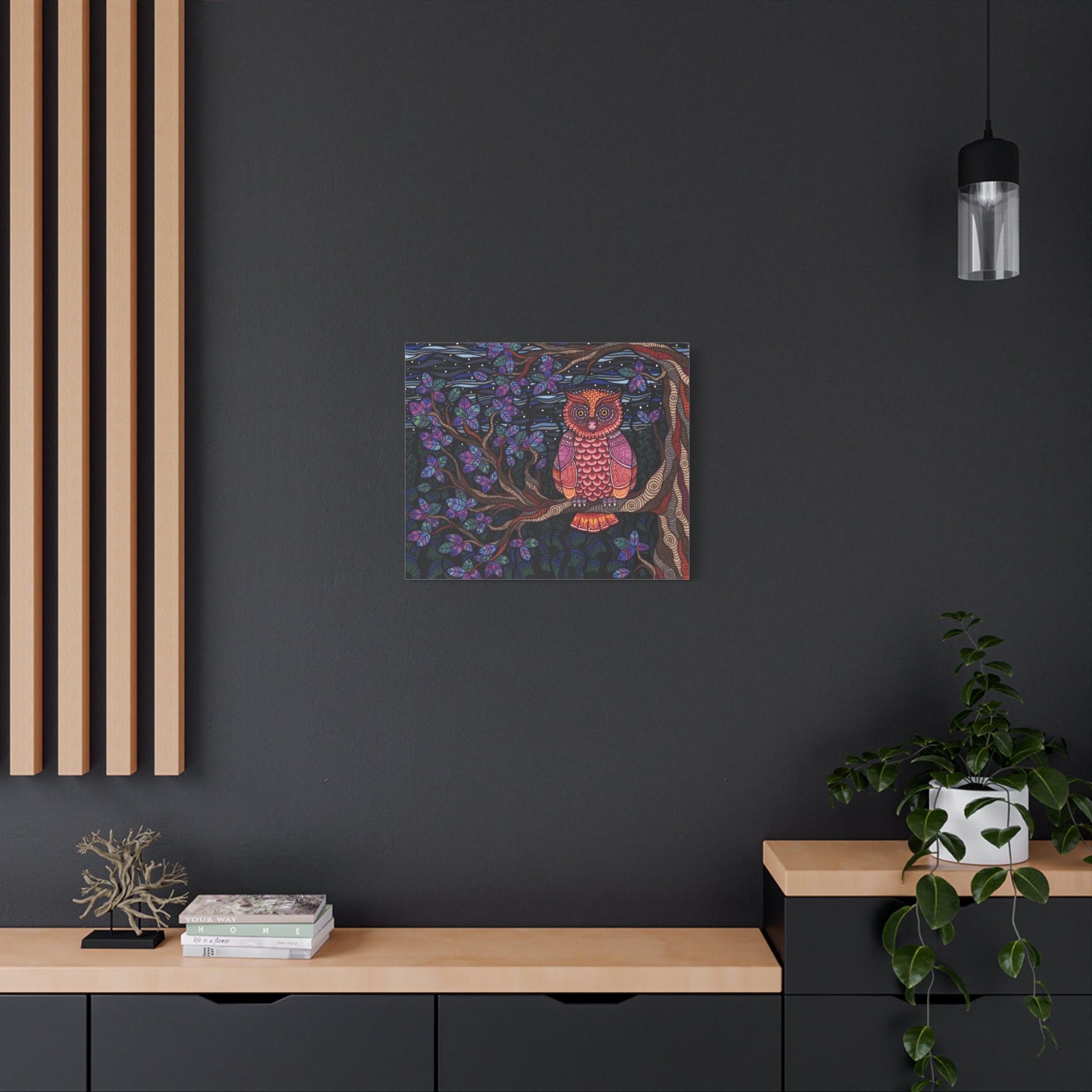 Owl Tree Canvas Print