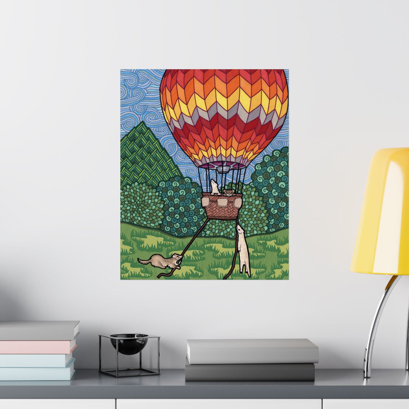 Ferret Flight Poster Print
