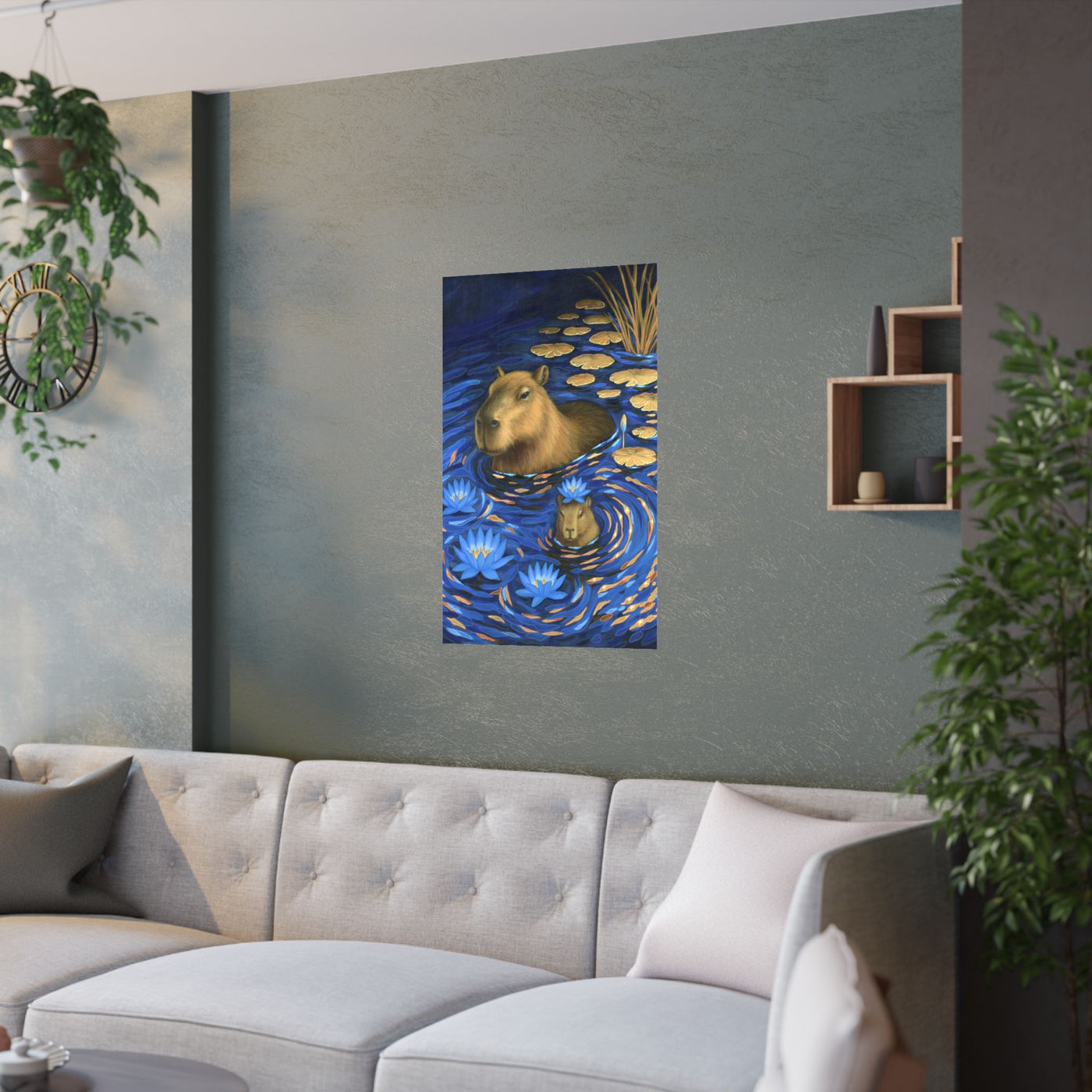 Capybara Dreams Poster Print