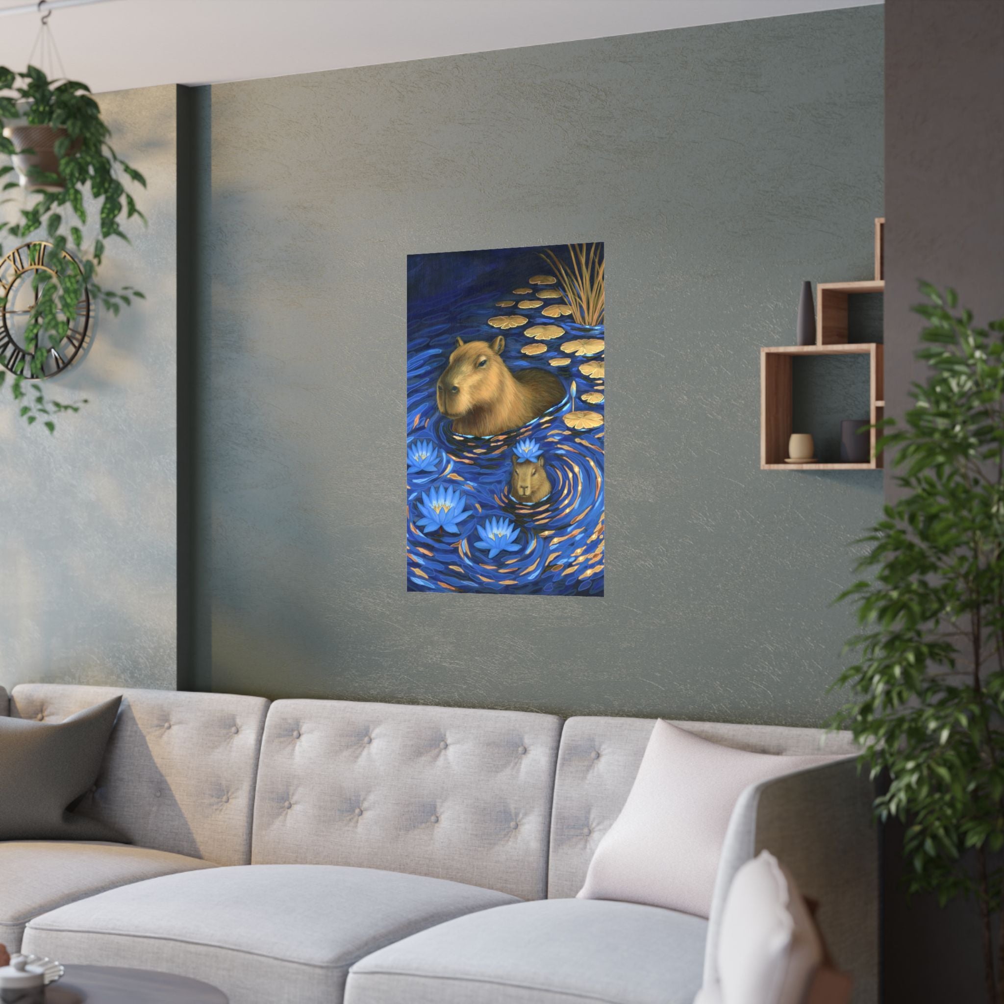 Capybara Dreams Poster Print