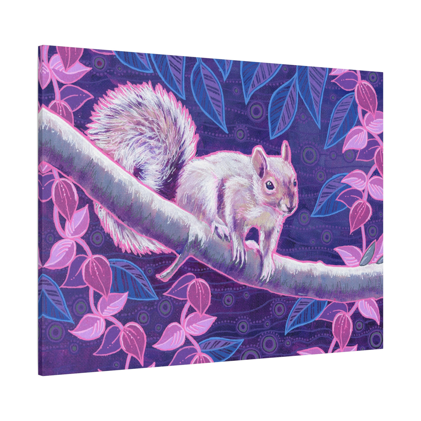 Shy Squirrel Canvas Print