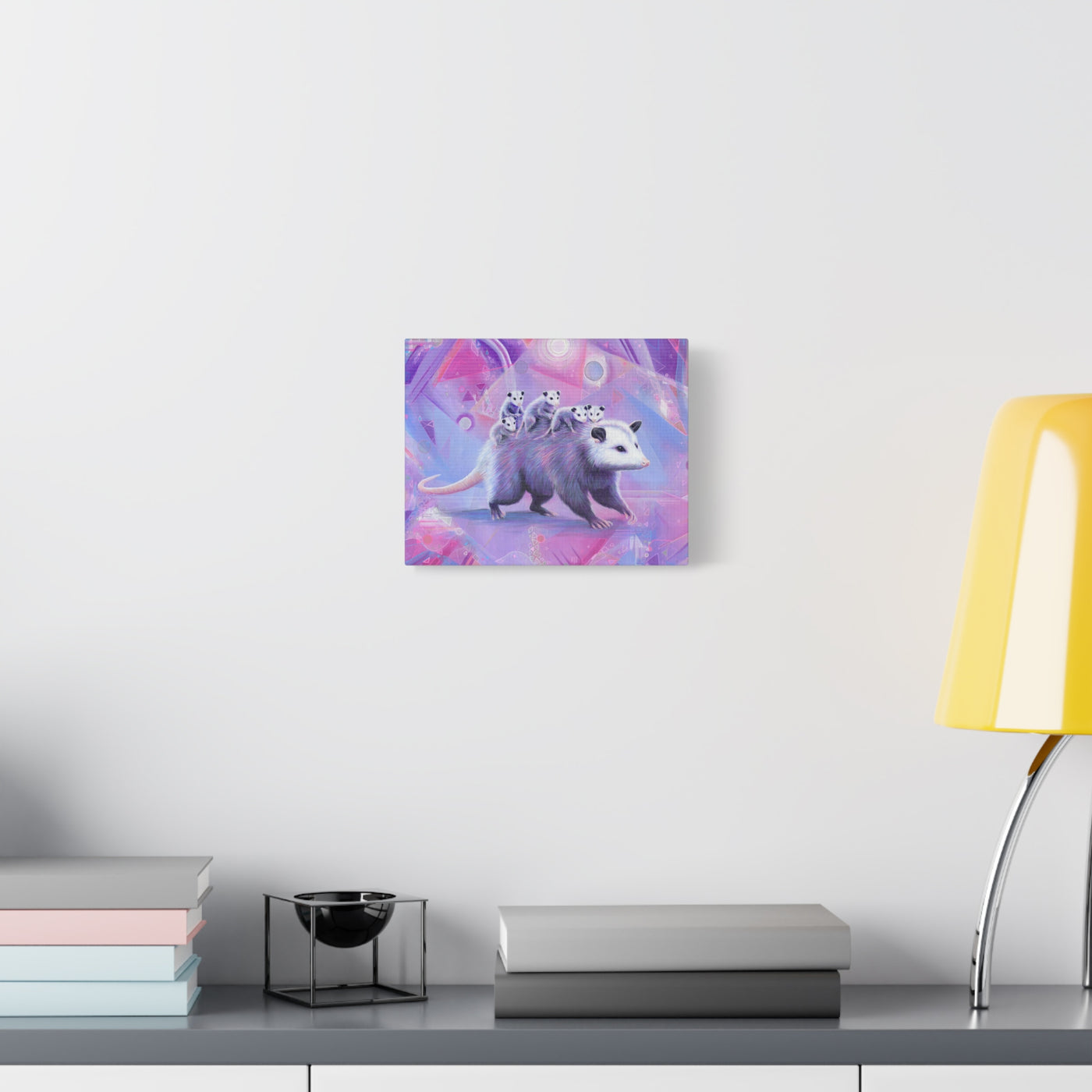 Mama Opossum Canvas Print