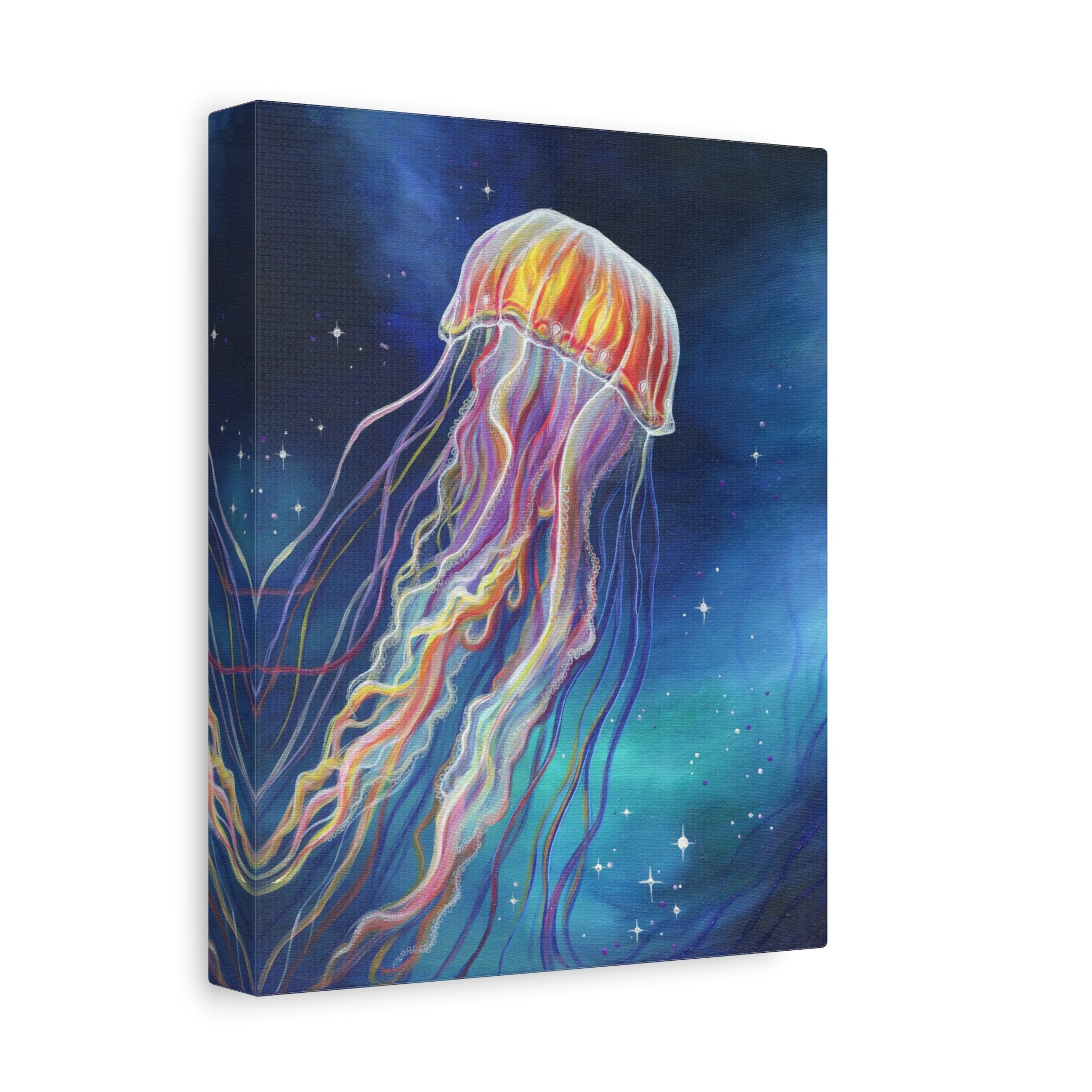 Ethereal Jellyfish Canvas Print