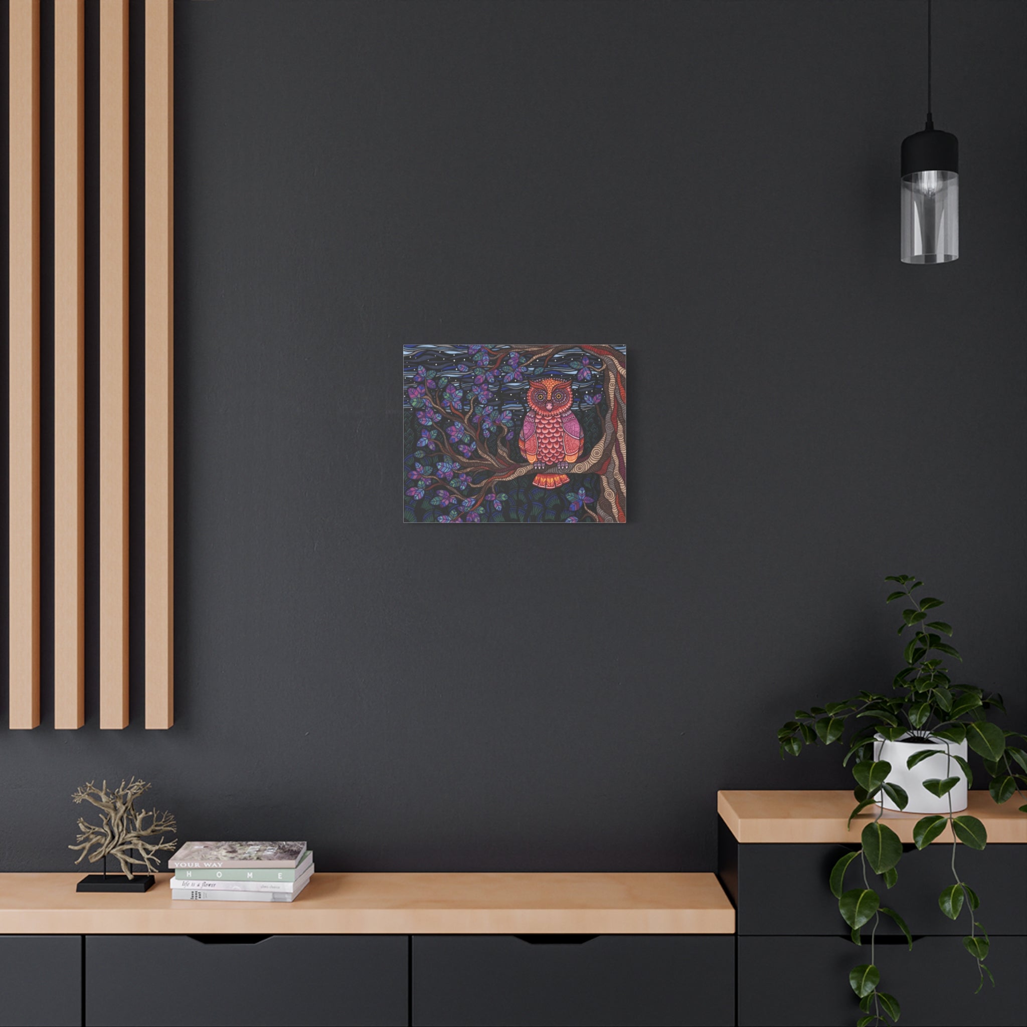 Owl Tree Canvas Print