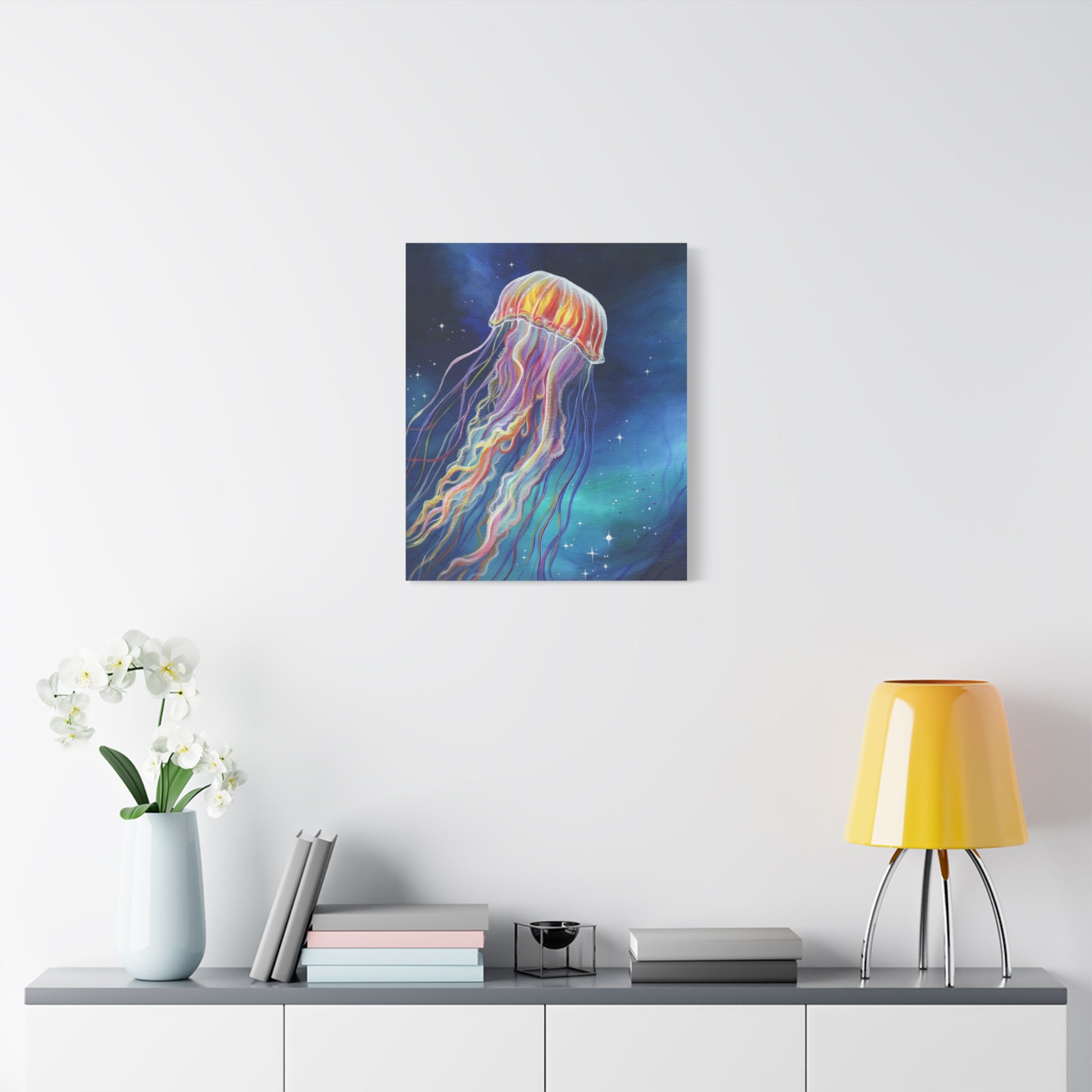 Ethereal Jellyfish Canvas Print