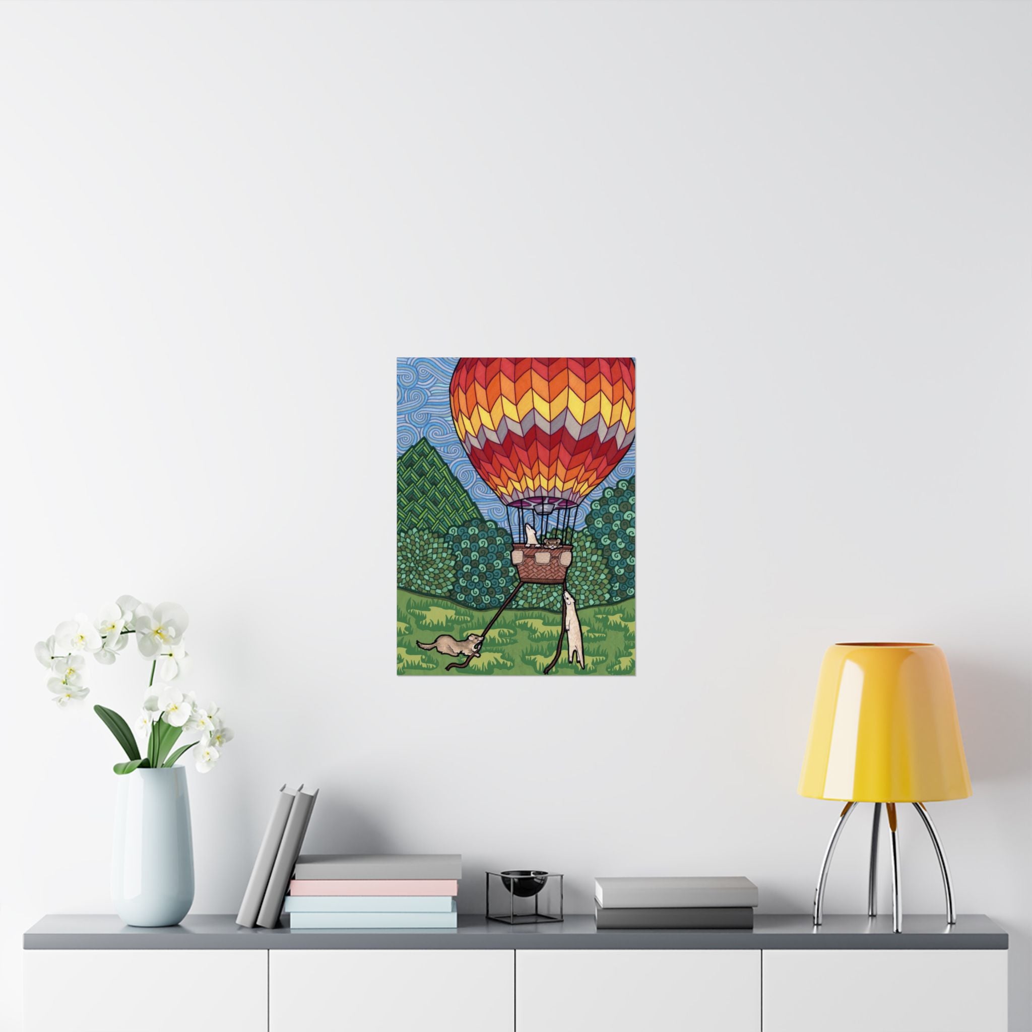 Ferret Flight Poster Print