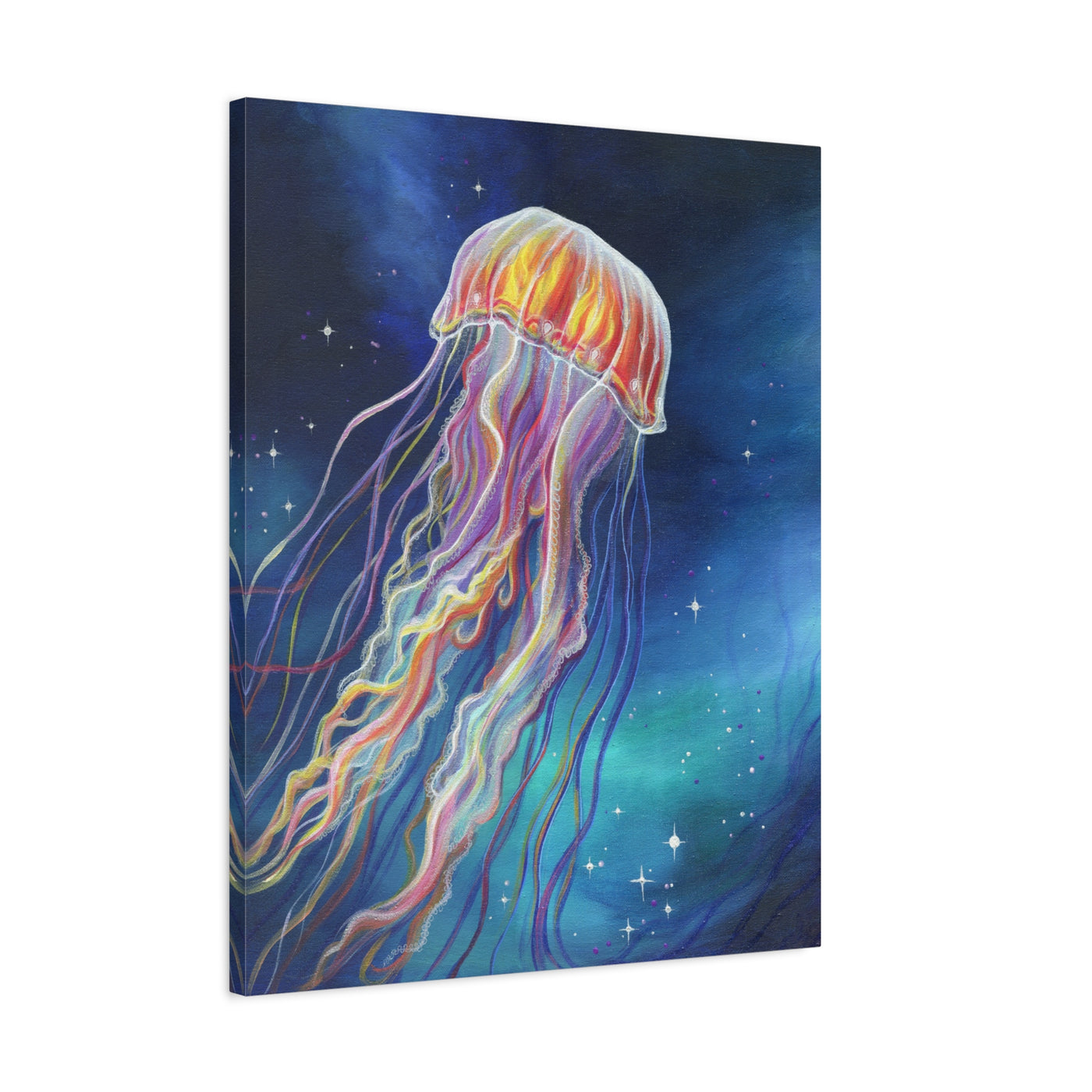 Ethereal Jellyfish Canvas Print