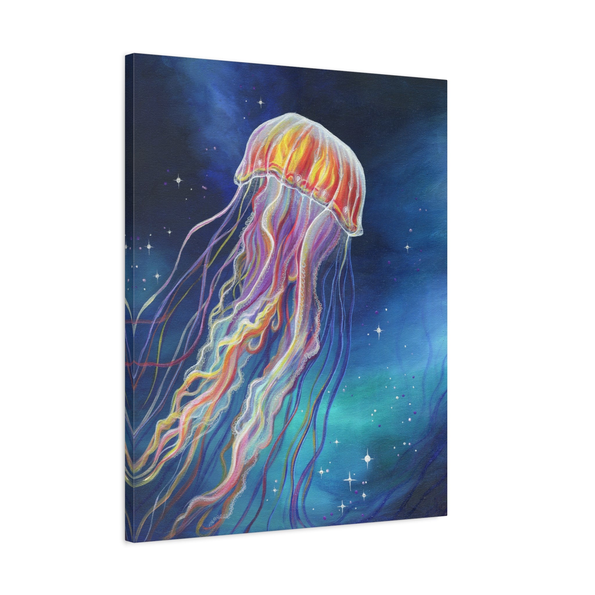 Ethereal Jellyfish Canvas Print