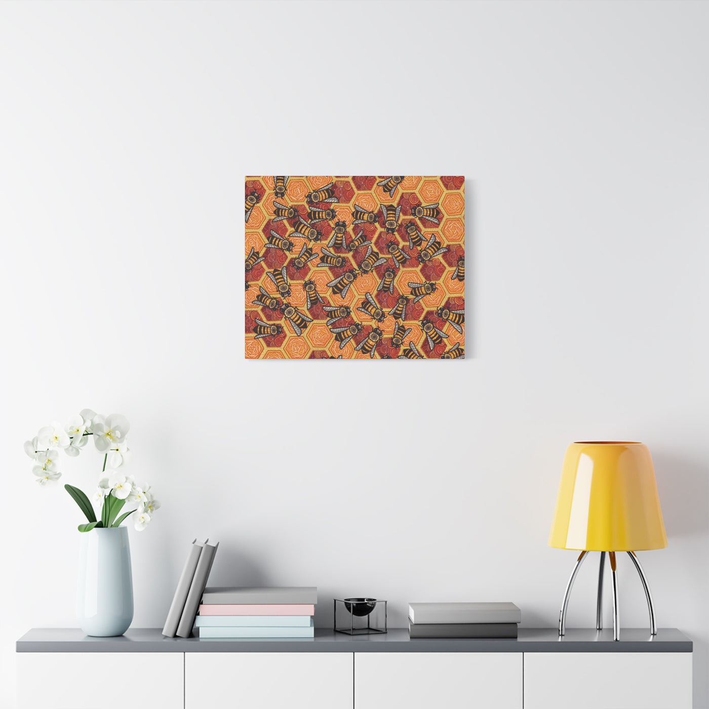 Honeycomb Harmony Canvas Print