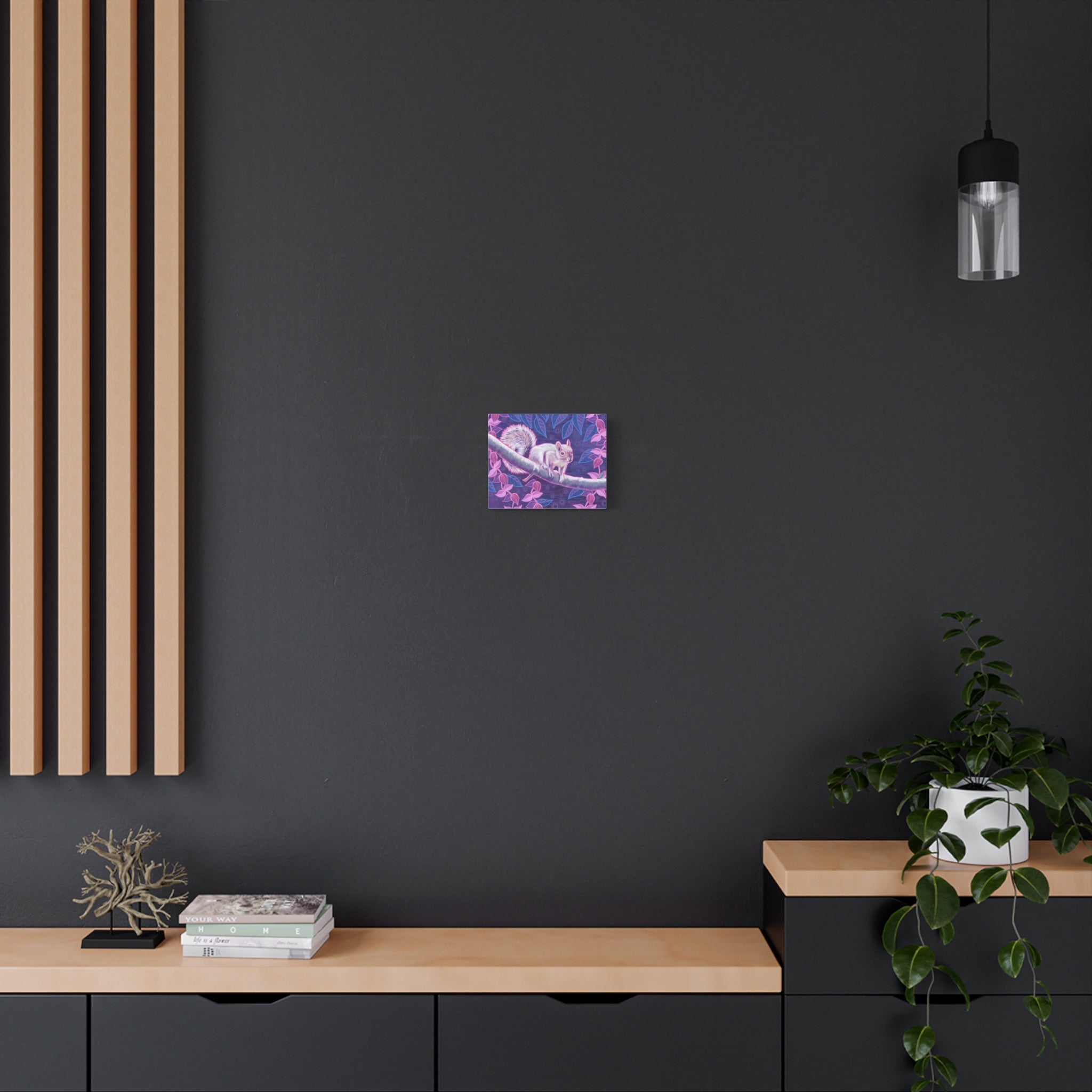 Shy Squirrel Canvas Print