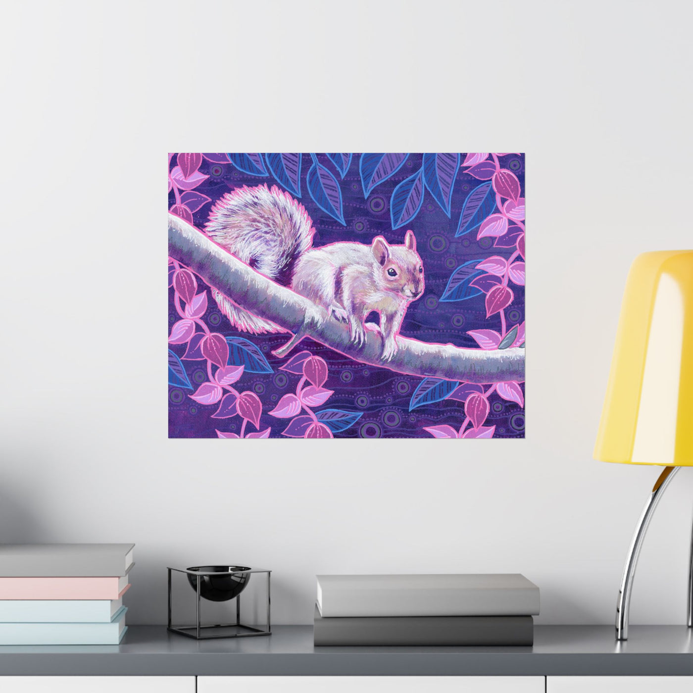 Shy Squirrel Poster Print