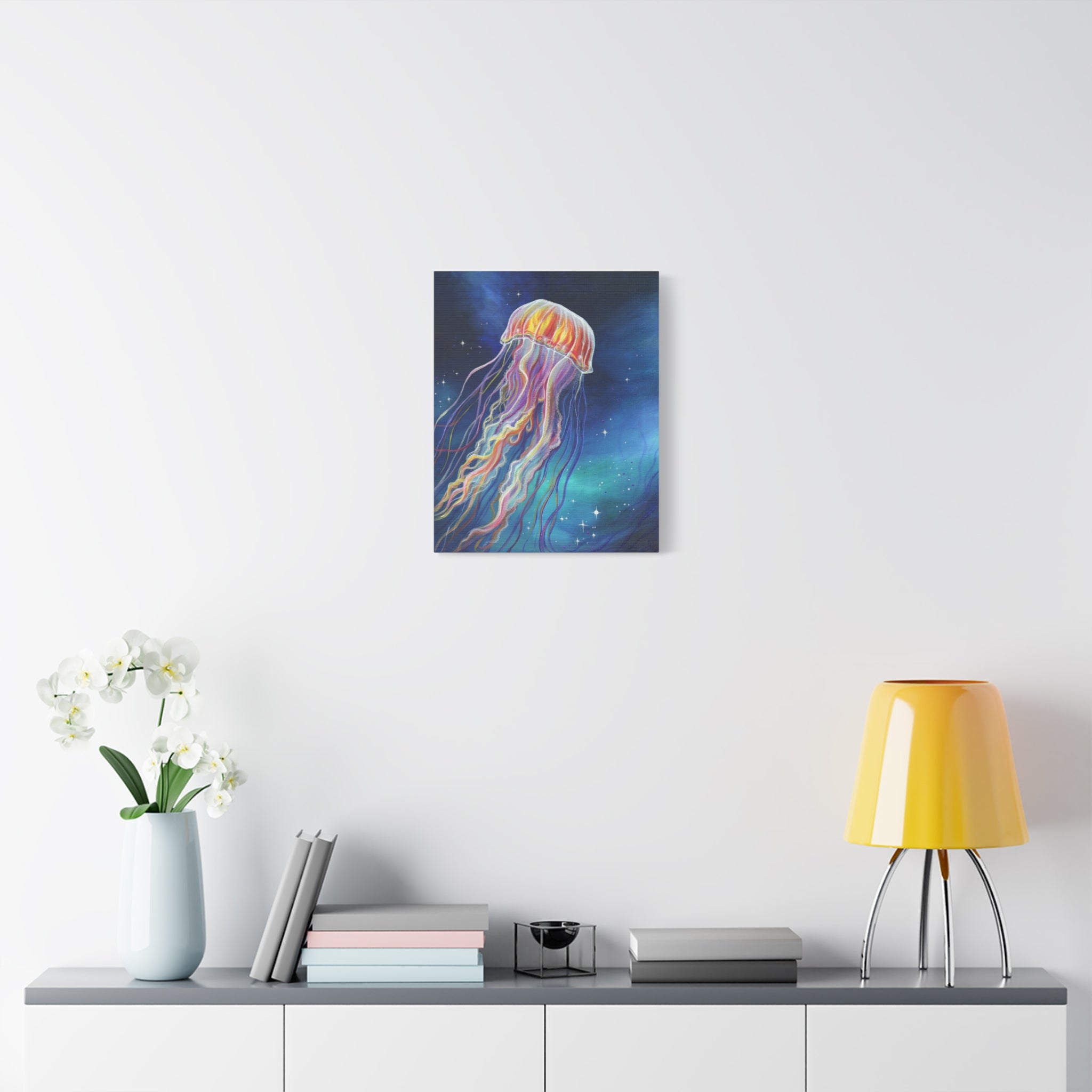 Ethereal Jellyfish Canvas Print