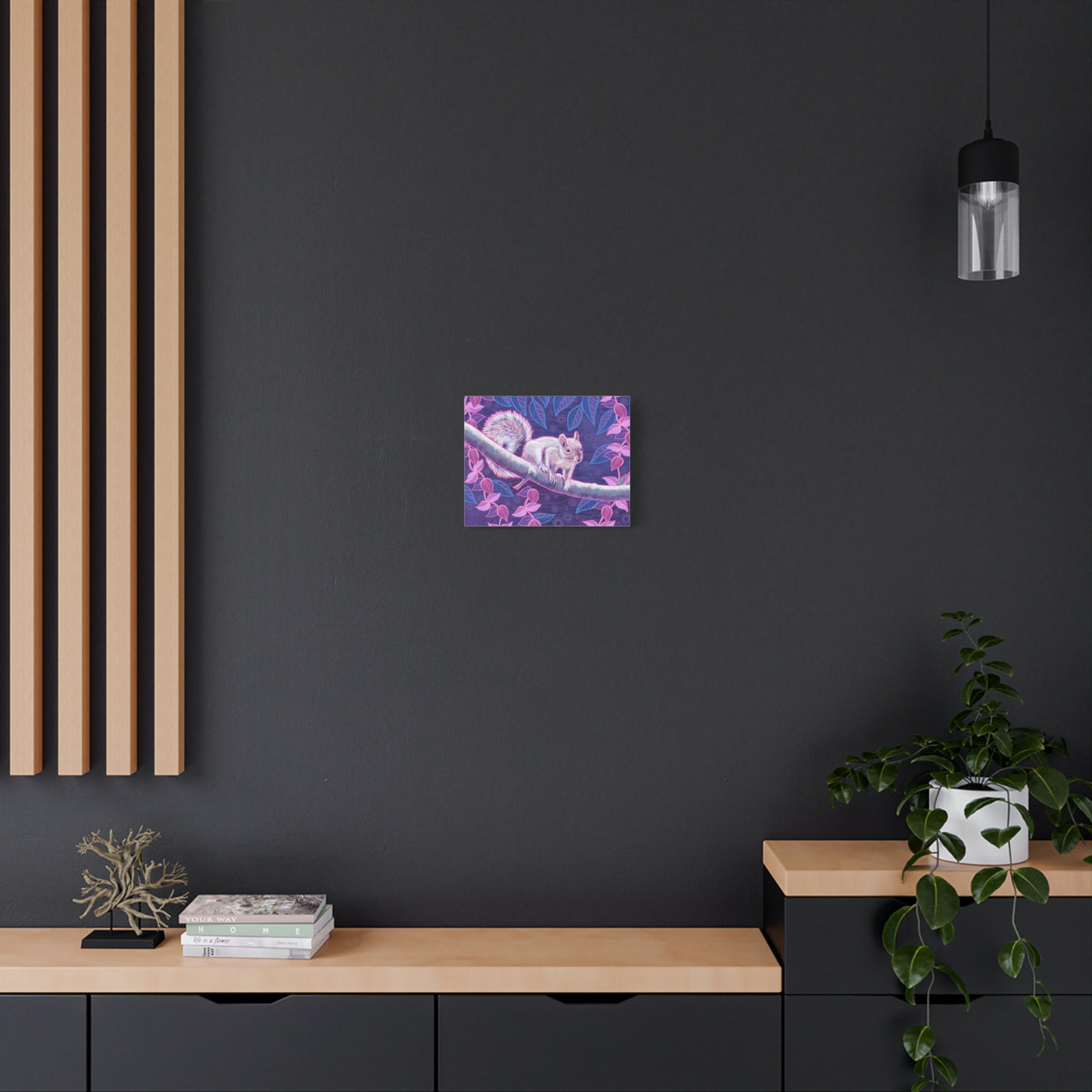 Shy Squirrel Canvas Print