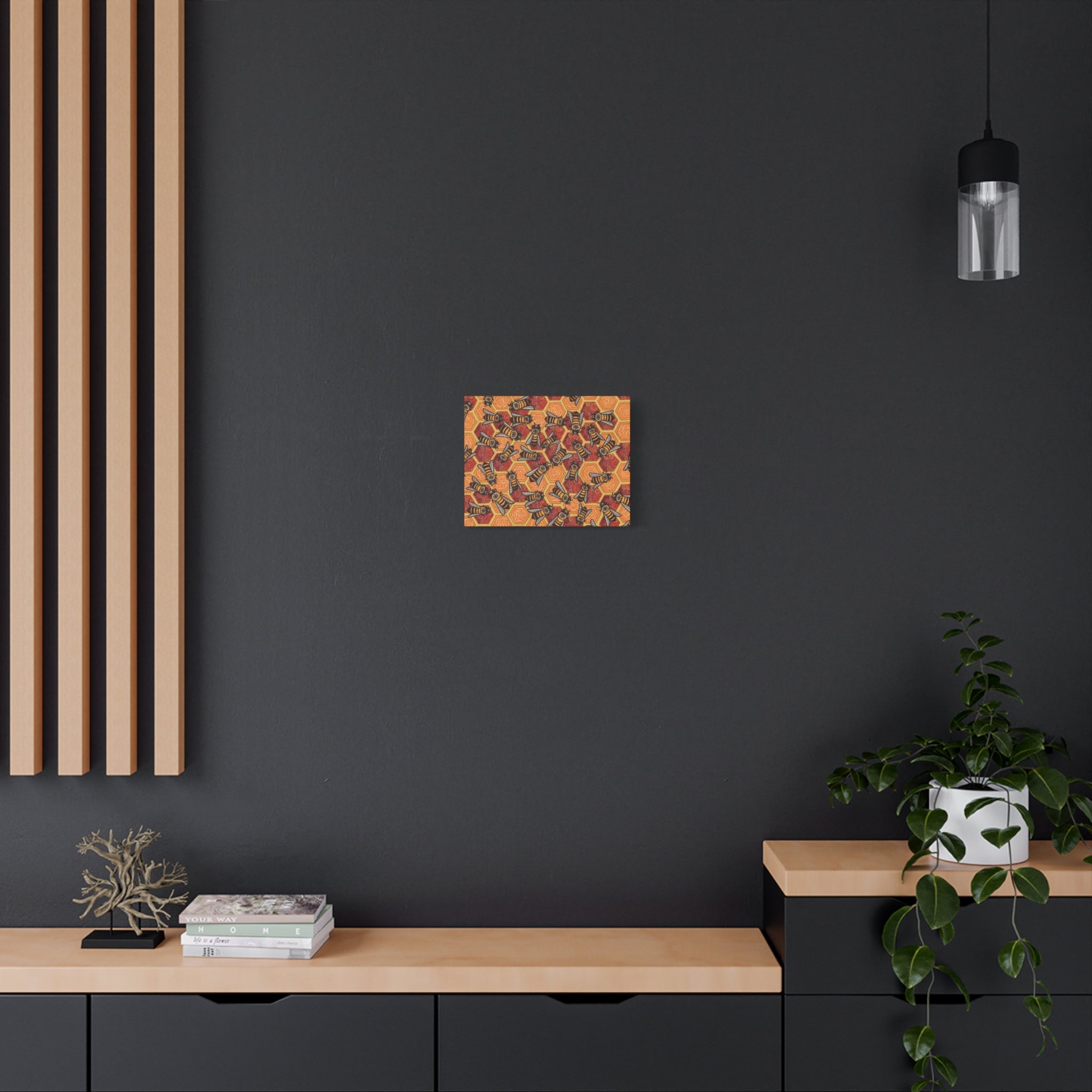 Honeycomb Harmony Canvas Print