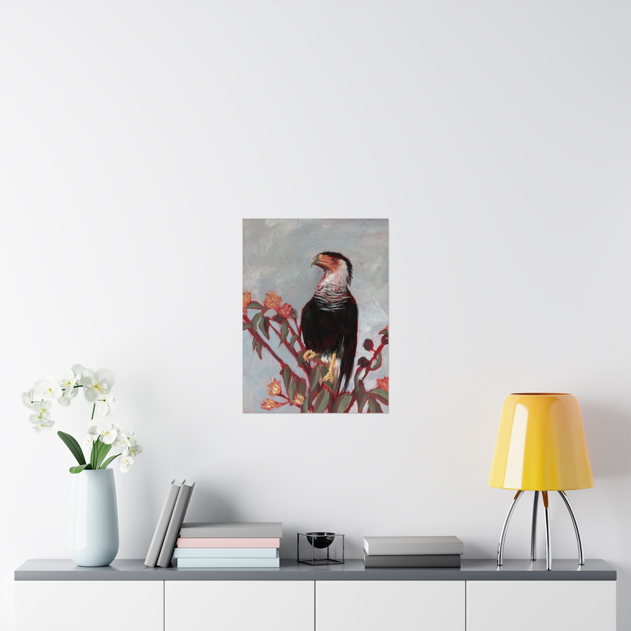 Crested Caracara Poster Print