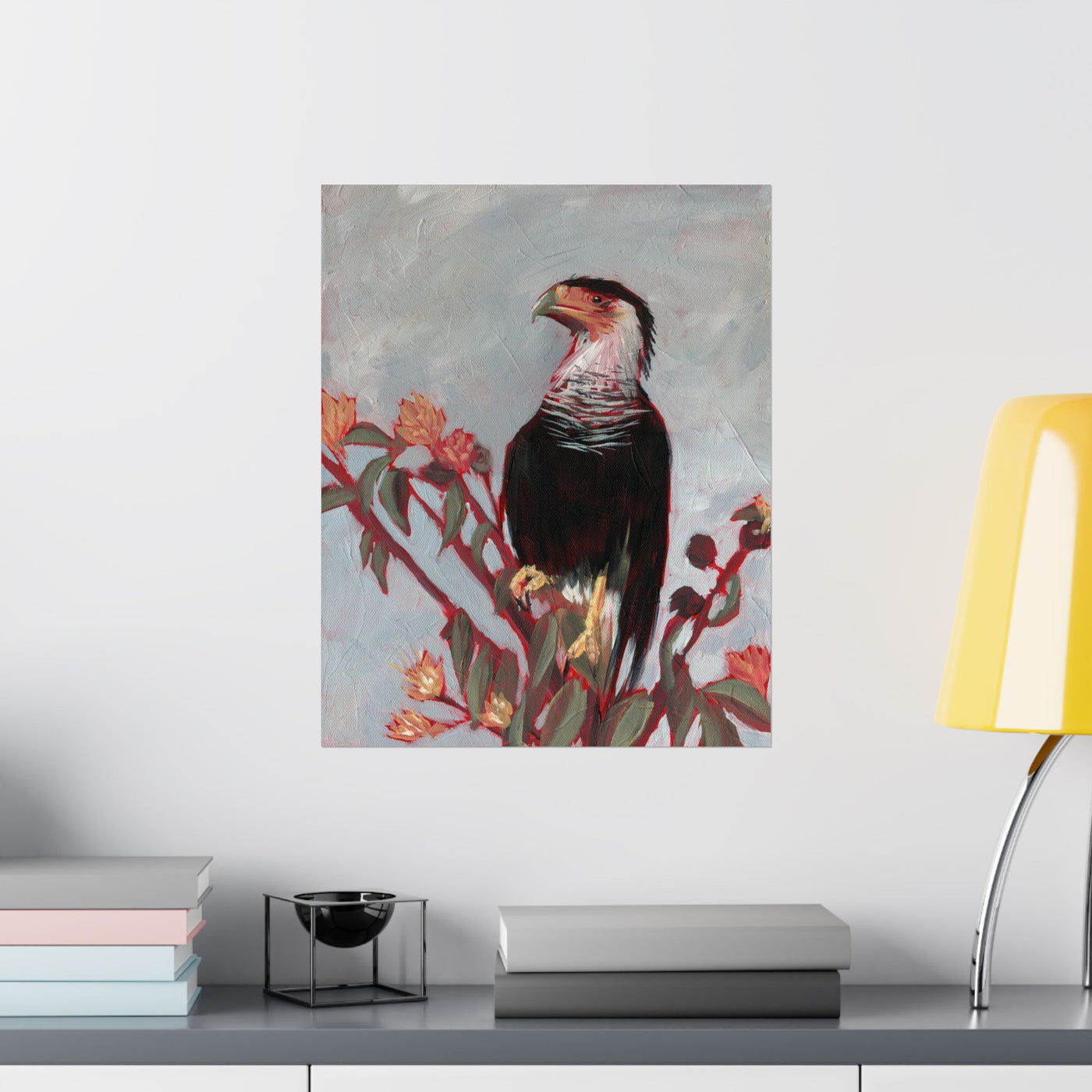 Crested Caracara Poster Print