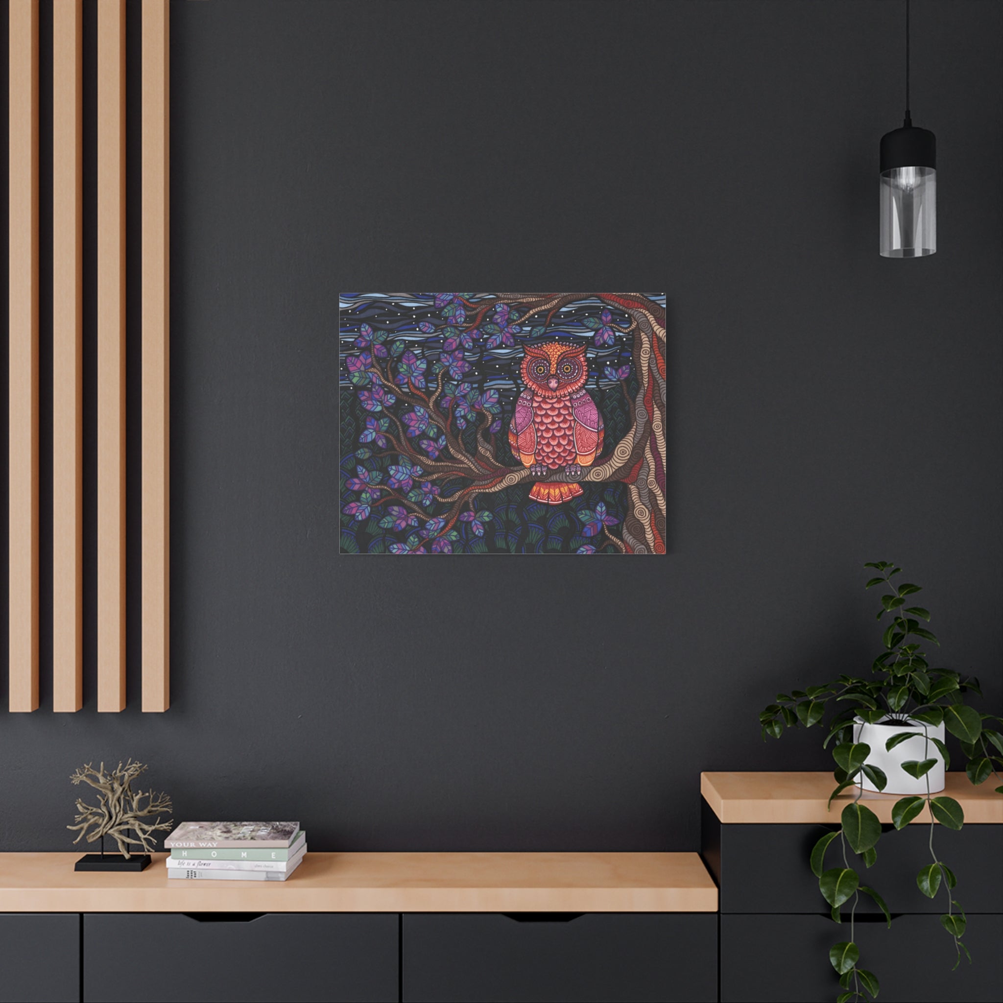 Owl Tree Canvas Print