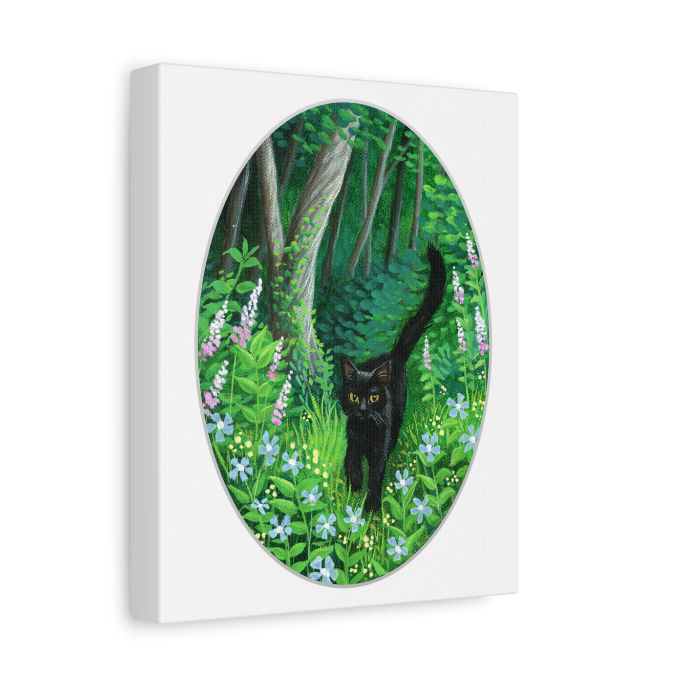 Whiskered Welcome Canvas Print