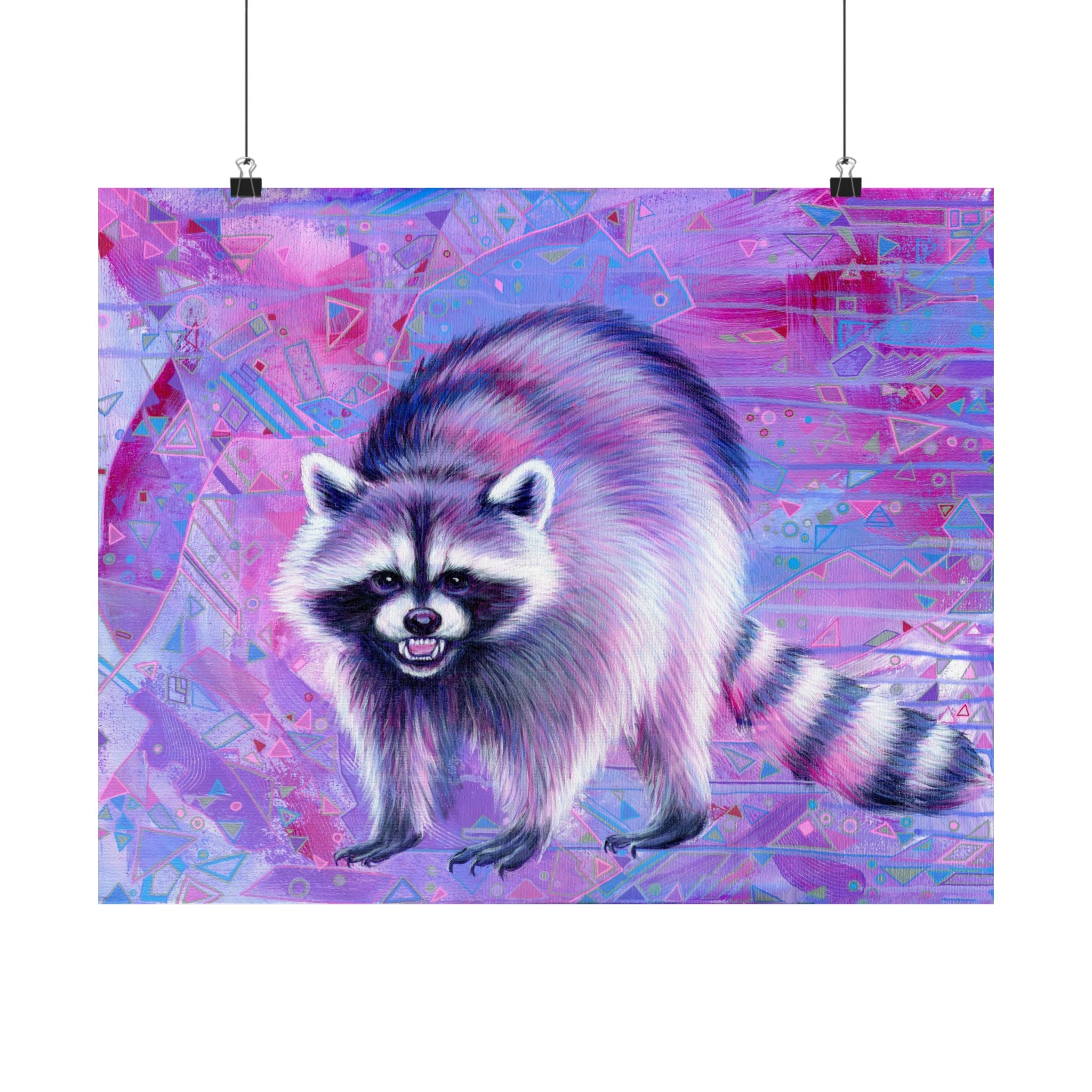 The Raccoon Poster Print
