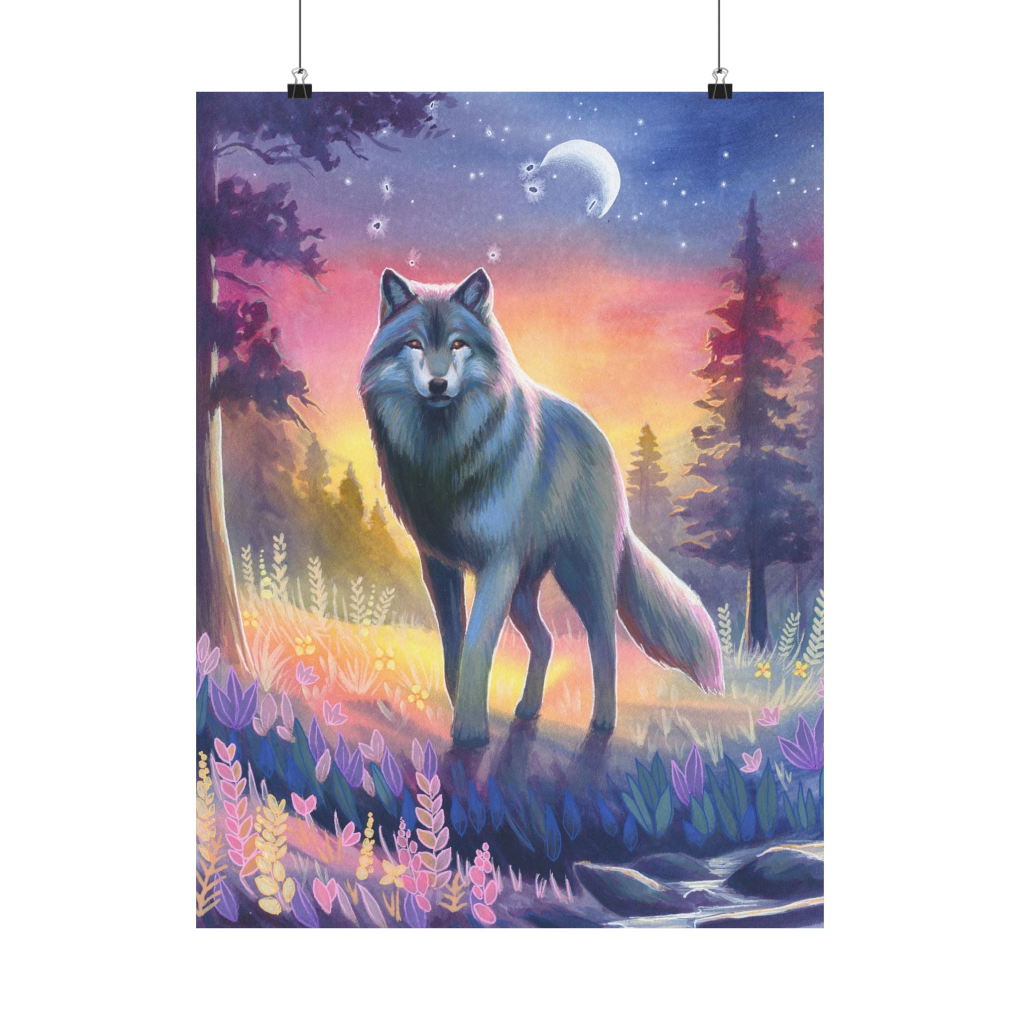 The Wolf Poster Print