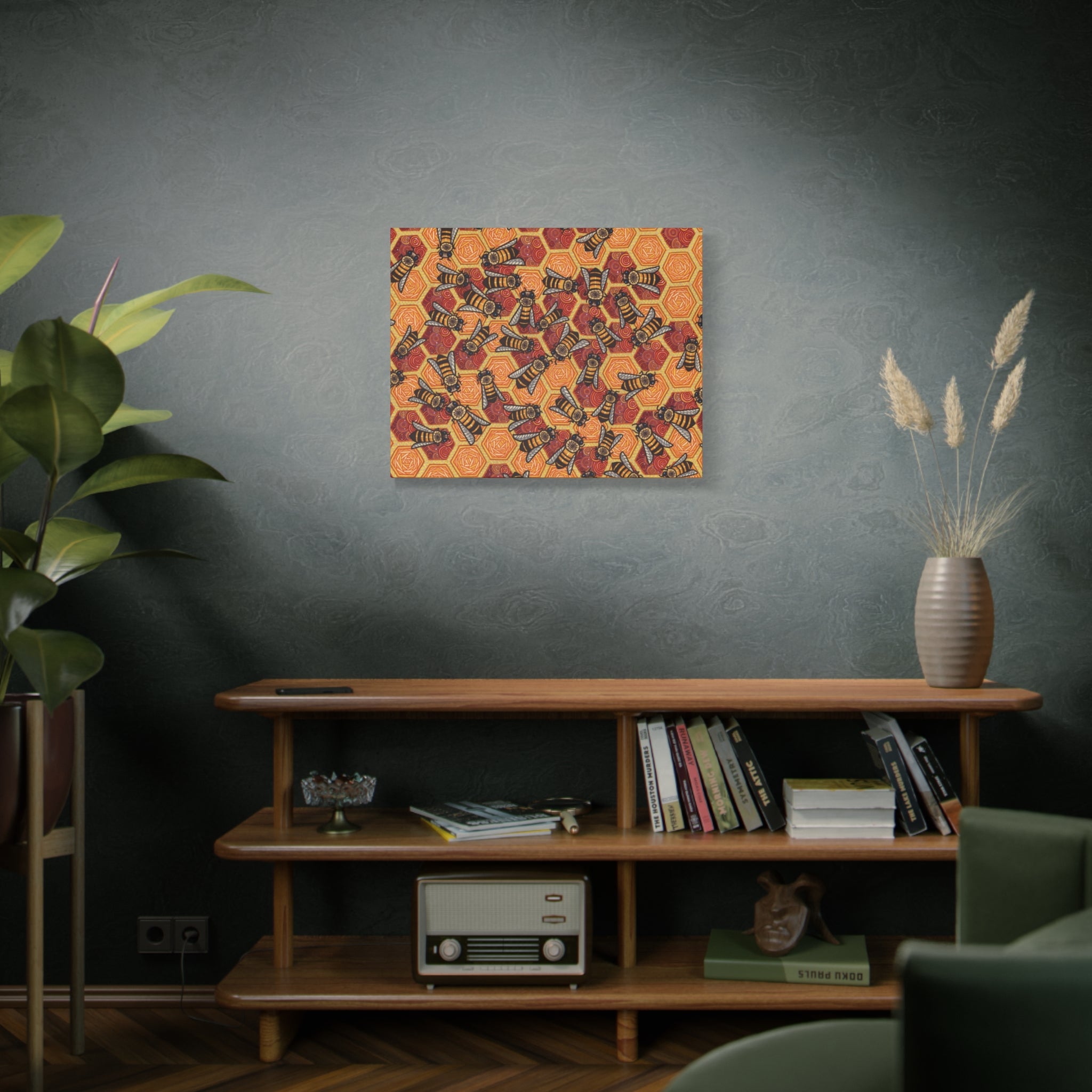 Honeycomb Harmony Canvas Print