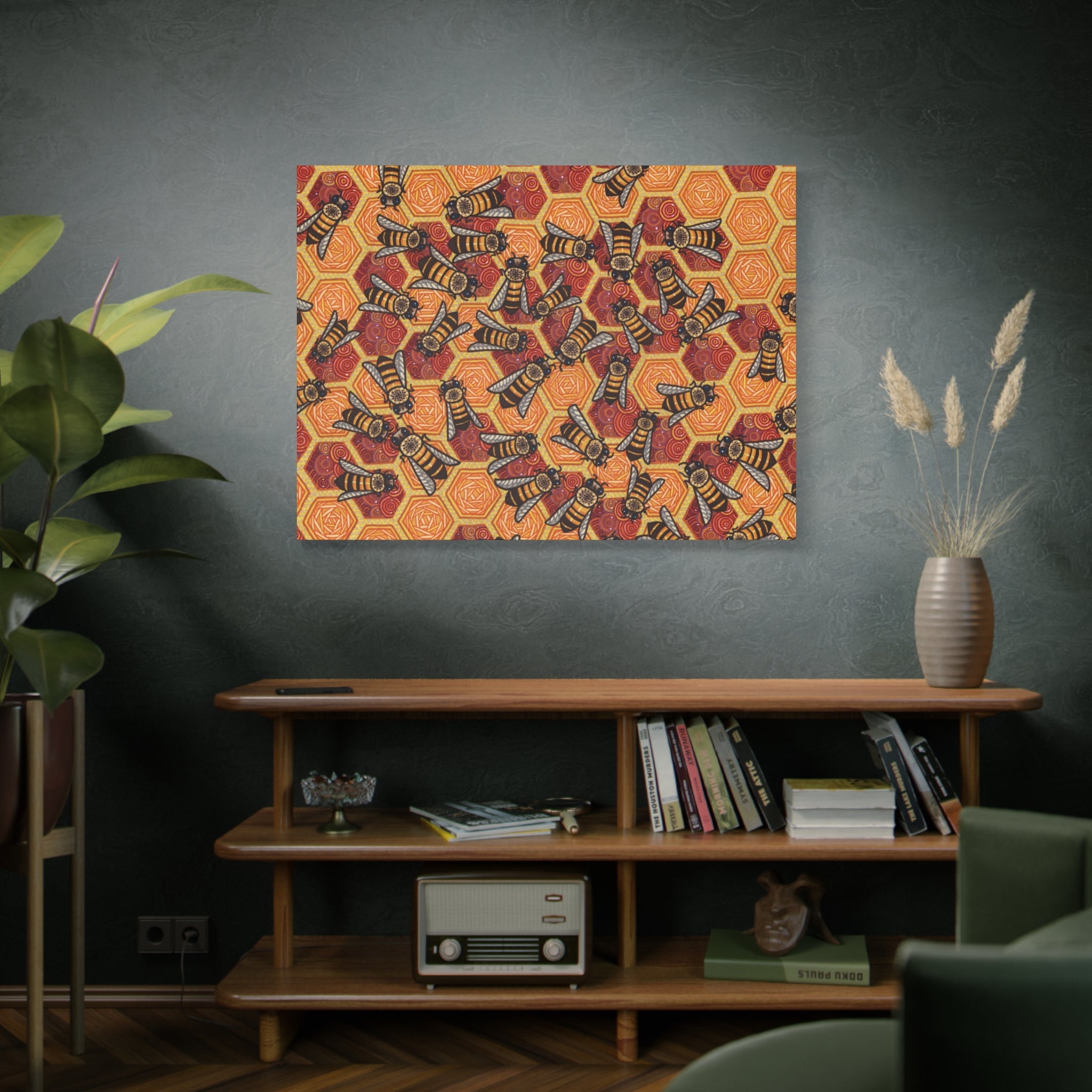 Honeycomb Harmony Canvas Print