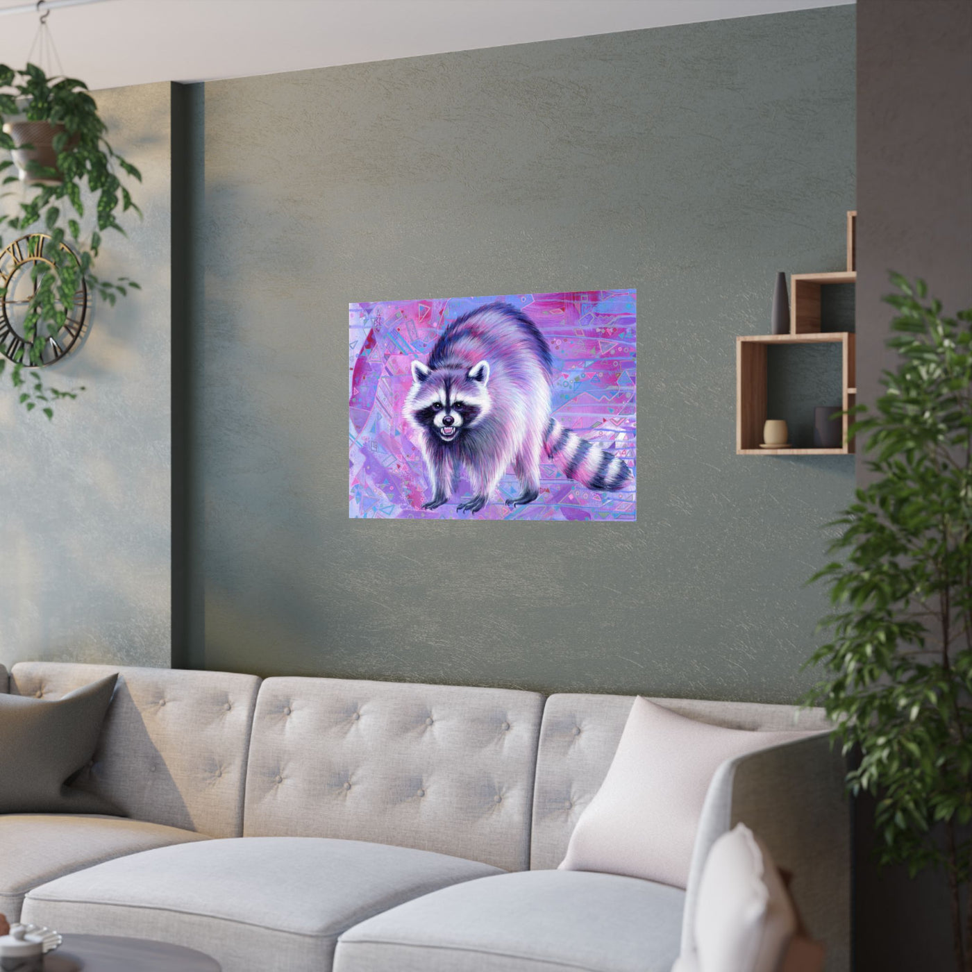 The Raccoon Poster Print