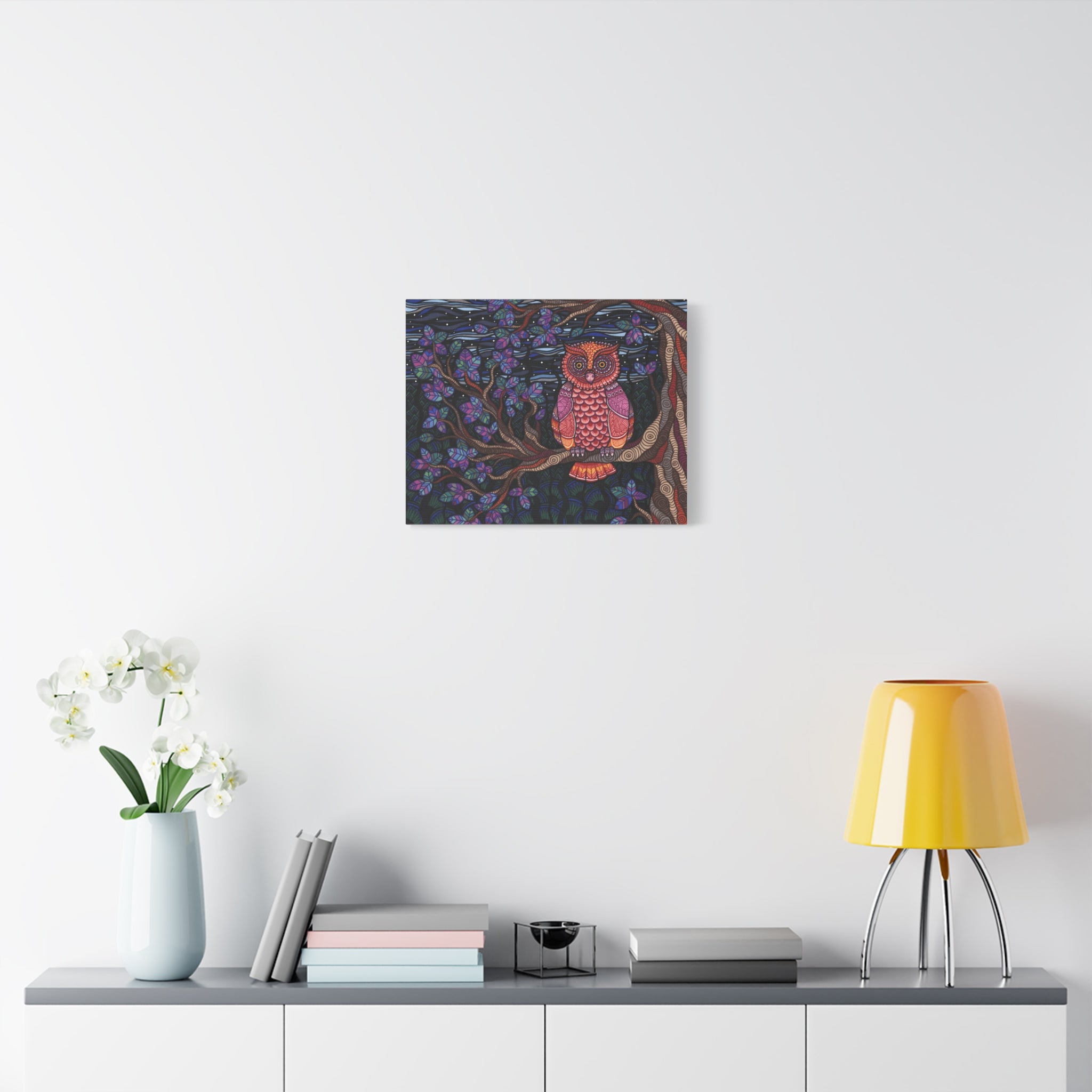 Owl Tree Canvas Print