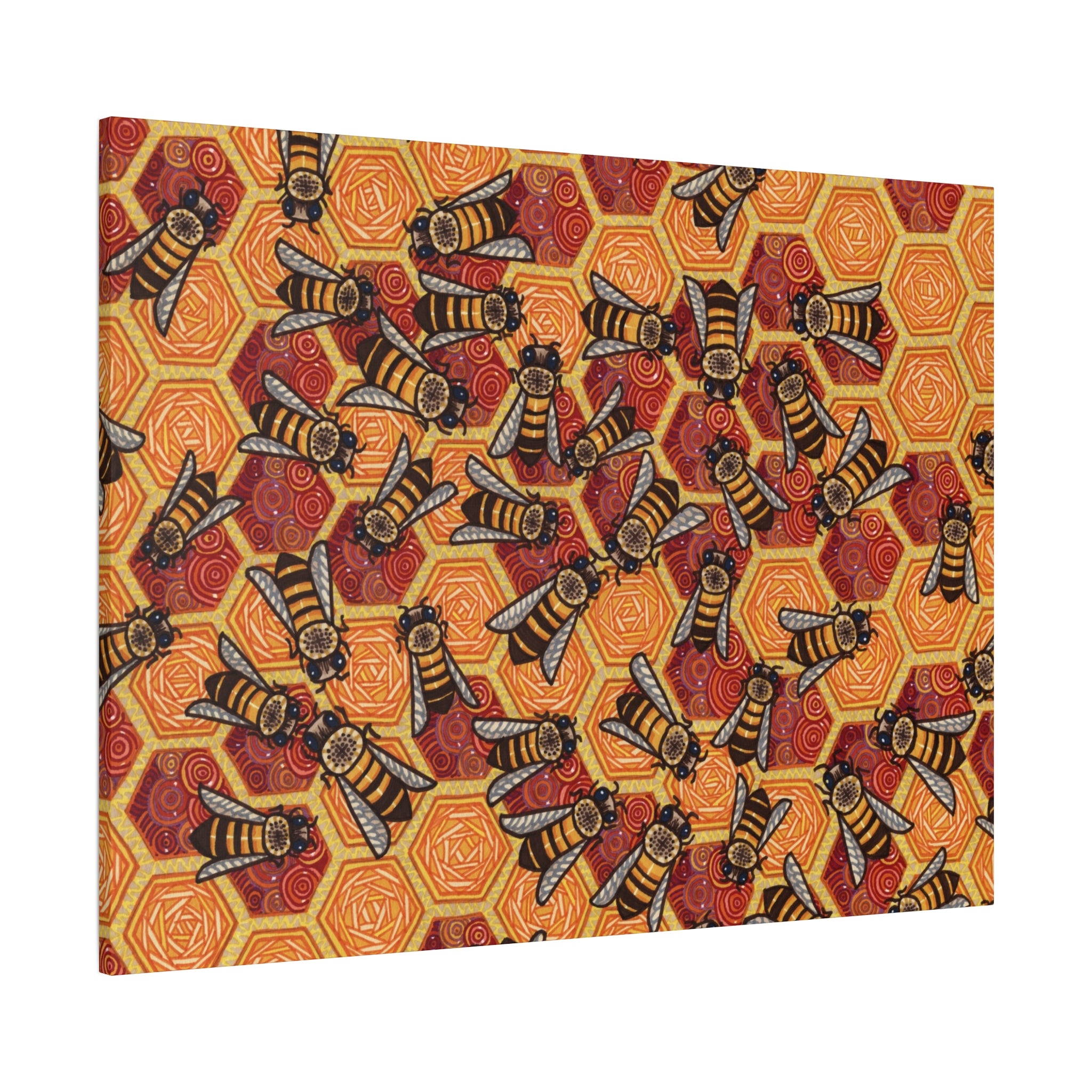 Honeycomb Harmony Canvas Print