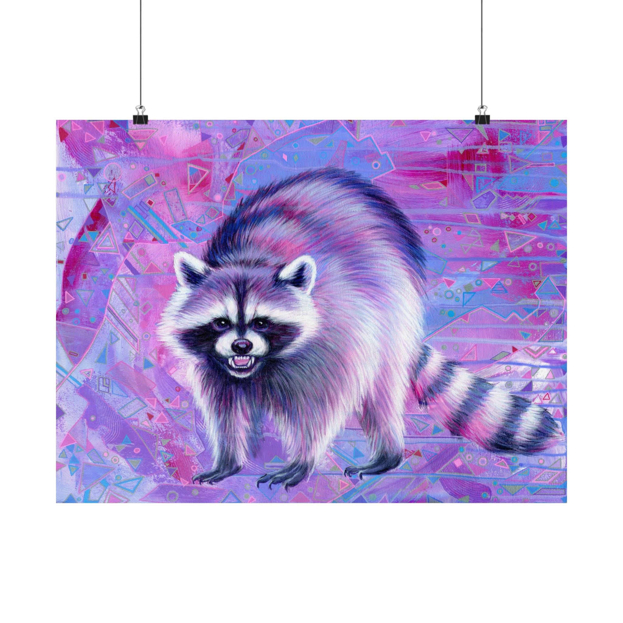The Raccoon Poster Print