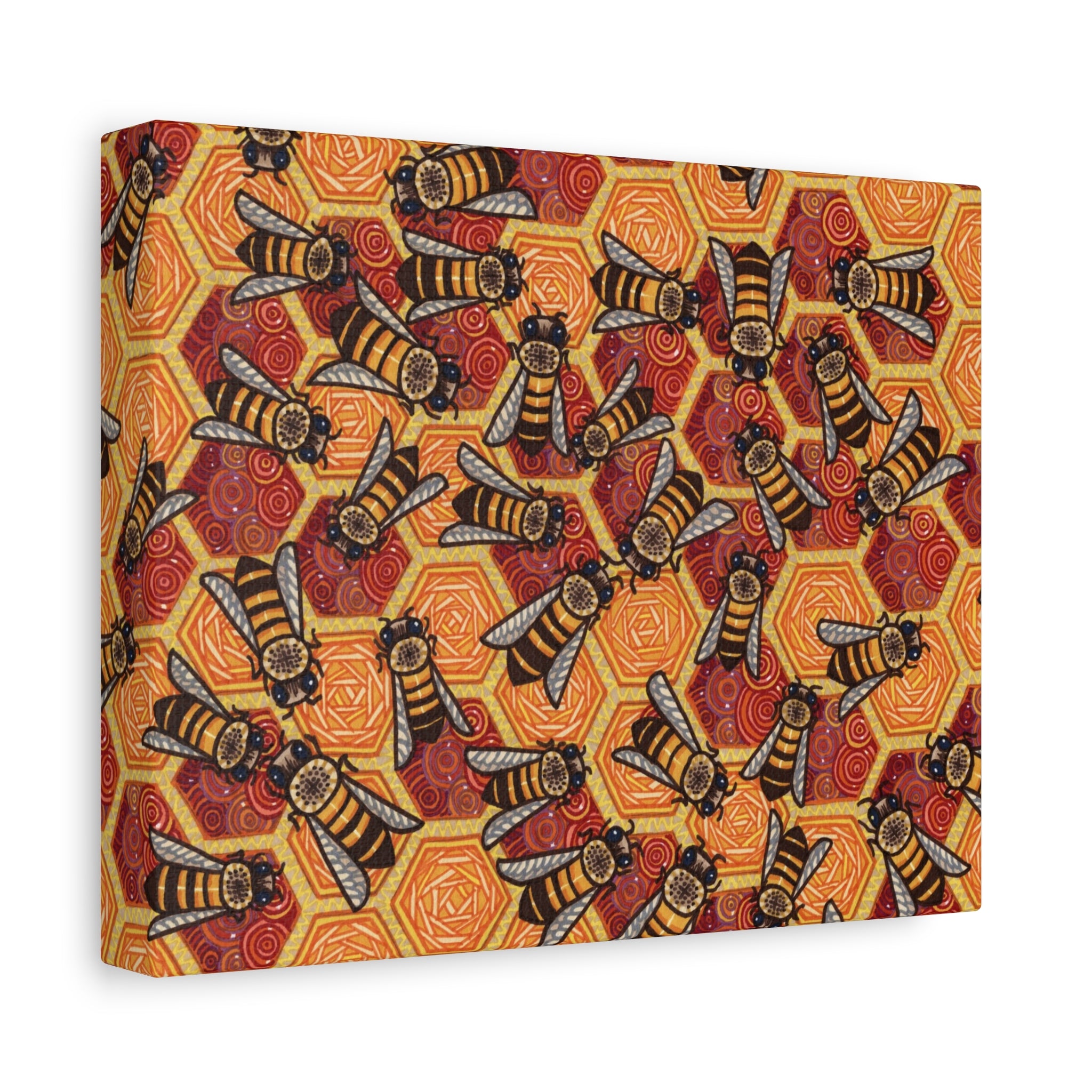 Honeycomb Harmony Canvas Print