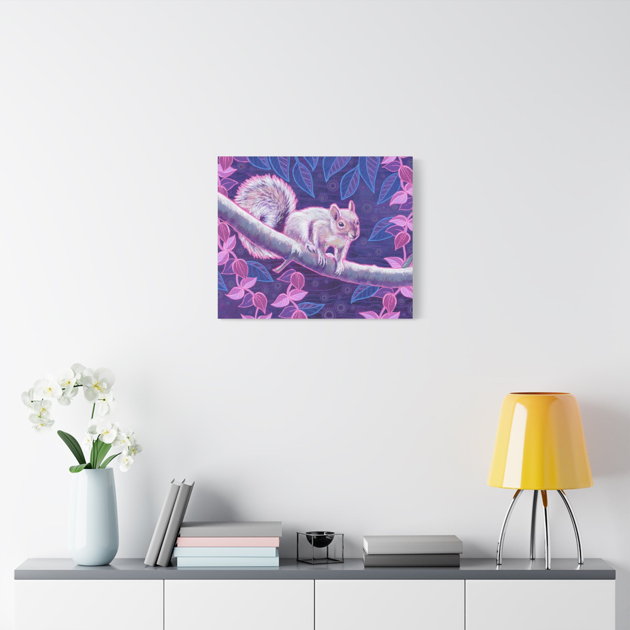 Shy Squirrel Canvas Print